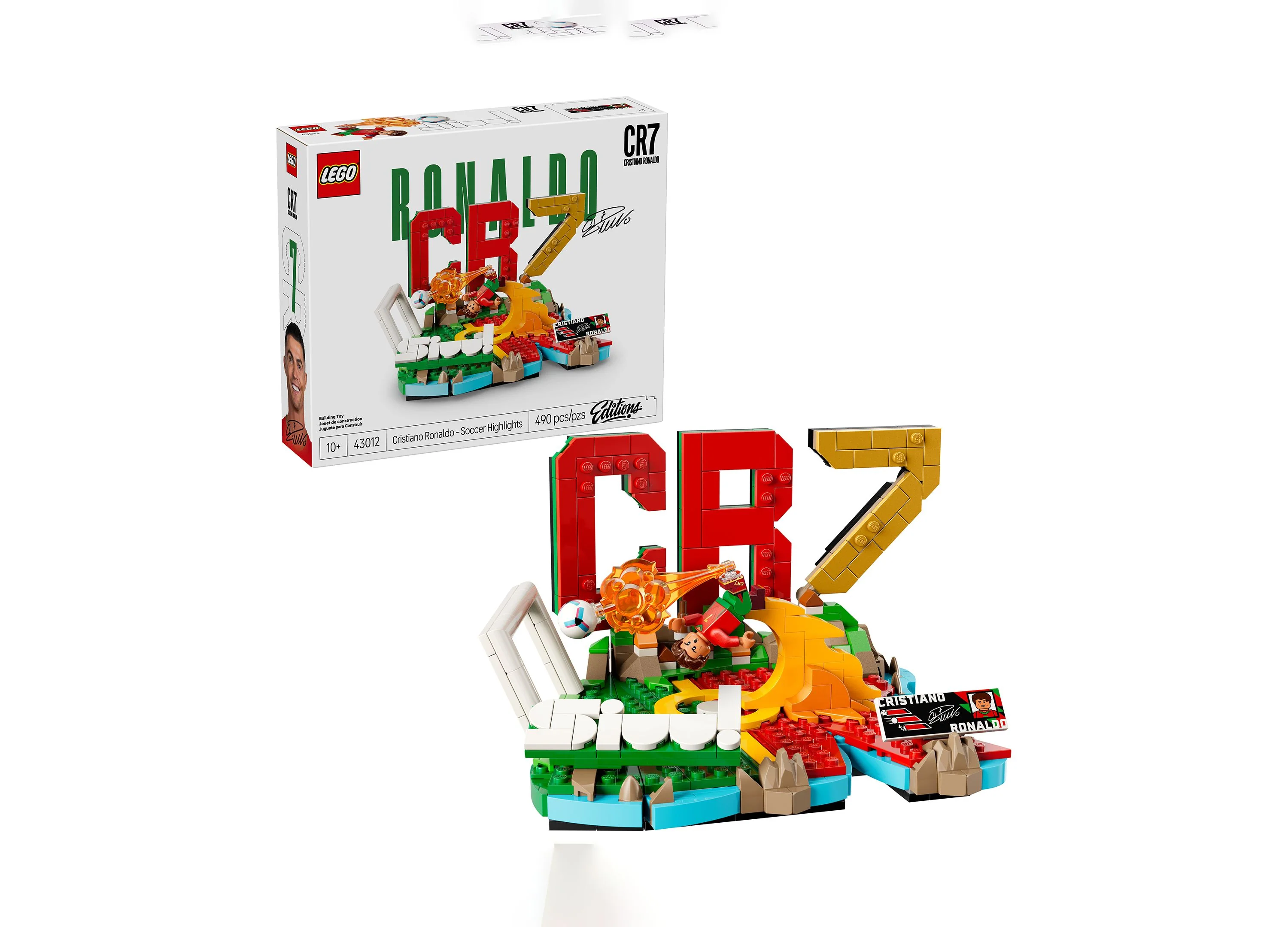 LEGO Editions Cristiano Ronaldo Soccer Highlights Building Set, 490 Pieces