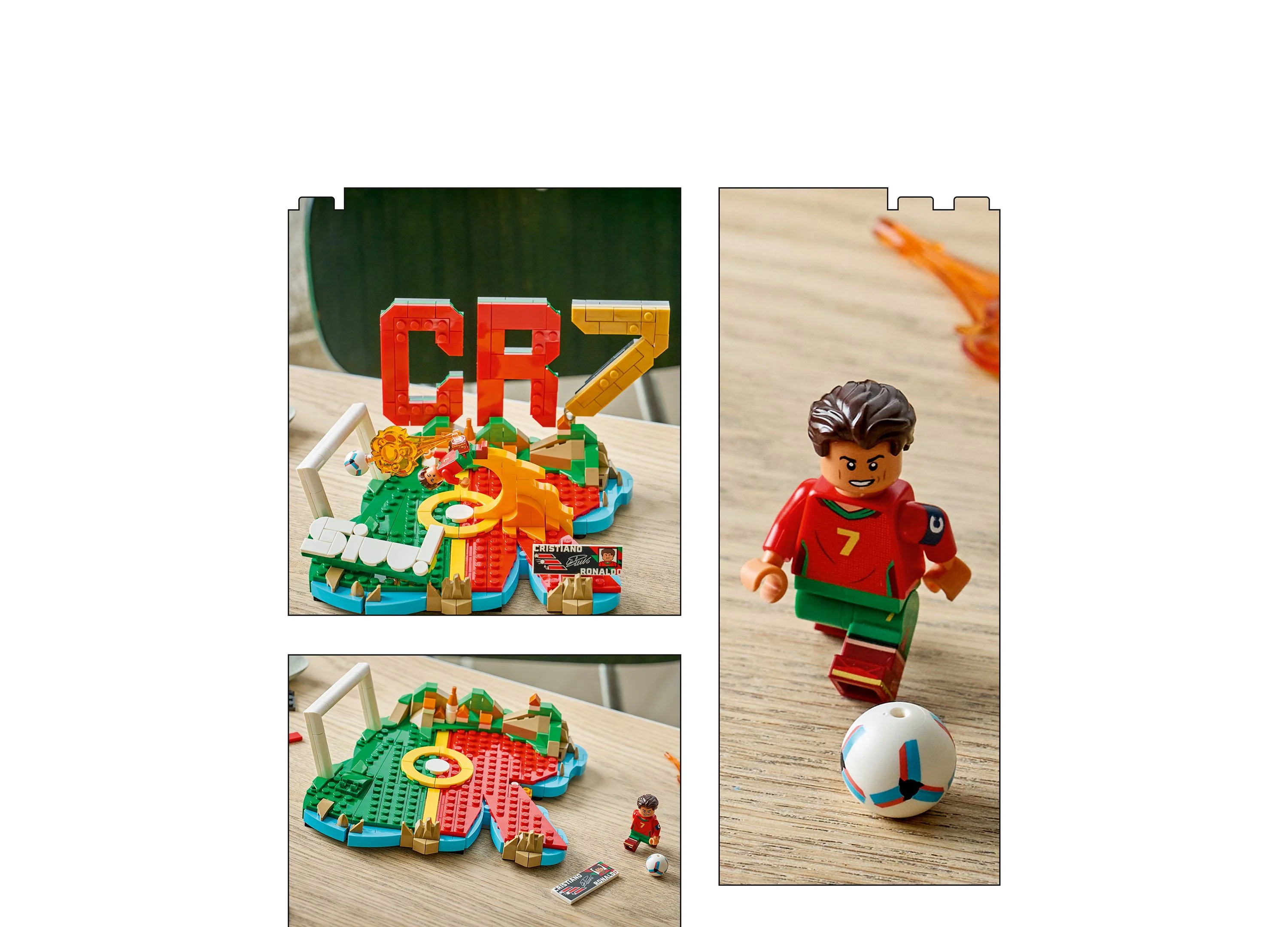 LEGO Editions Cristiano Ronaldo Soccer Highlights Building Set, 490 Pieces - Image 6