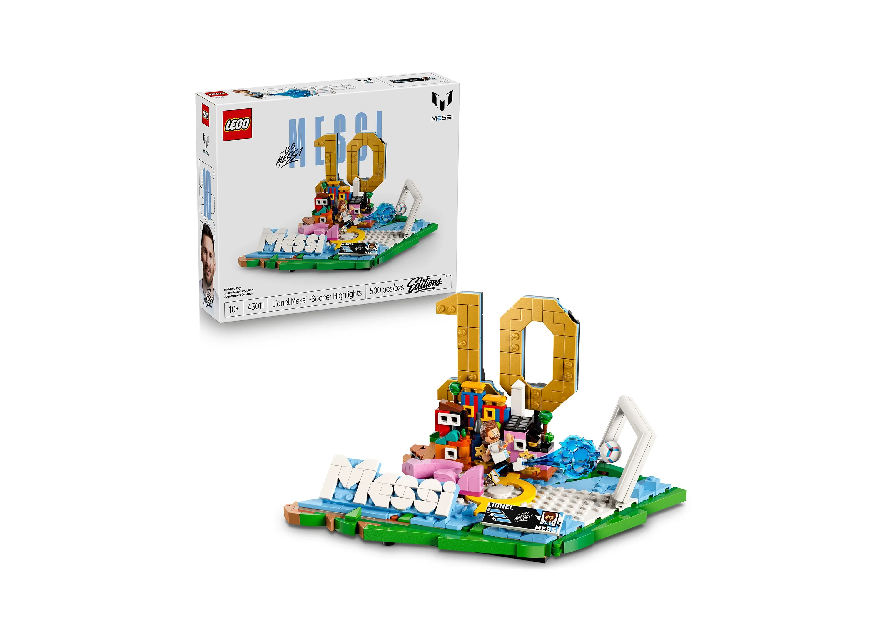 LEGO Editions Lionel Messi Soccer Highlights Building Set, 500 Pieces