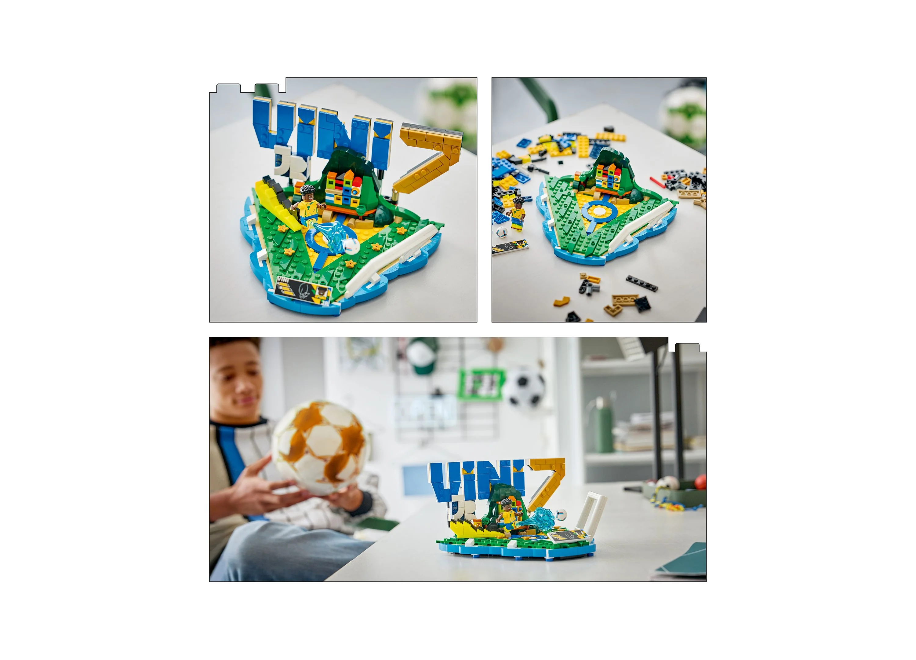 LEGO Editions Vini Jr. Soccer Highlights Building Set, 510 Pieces - Image 5