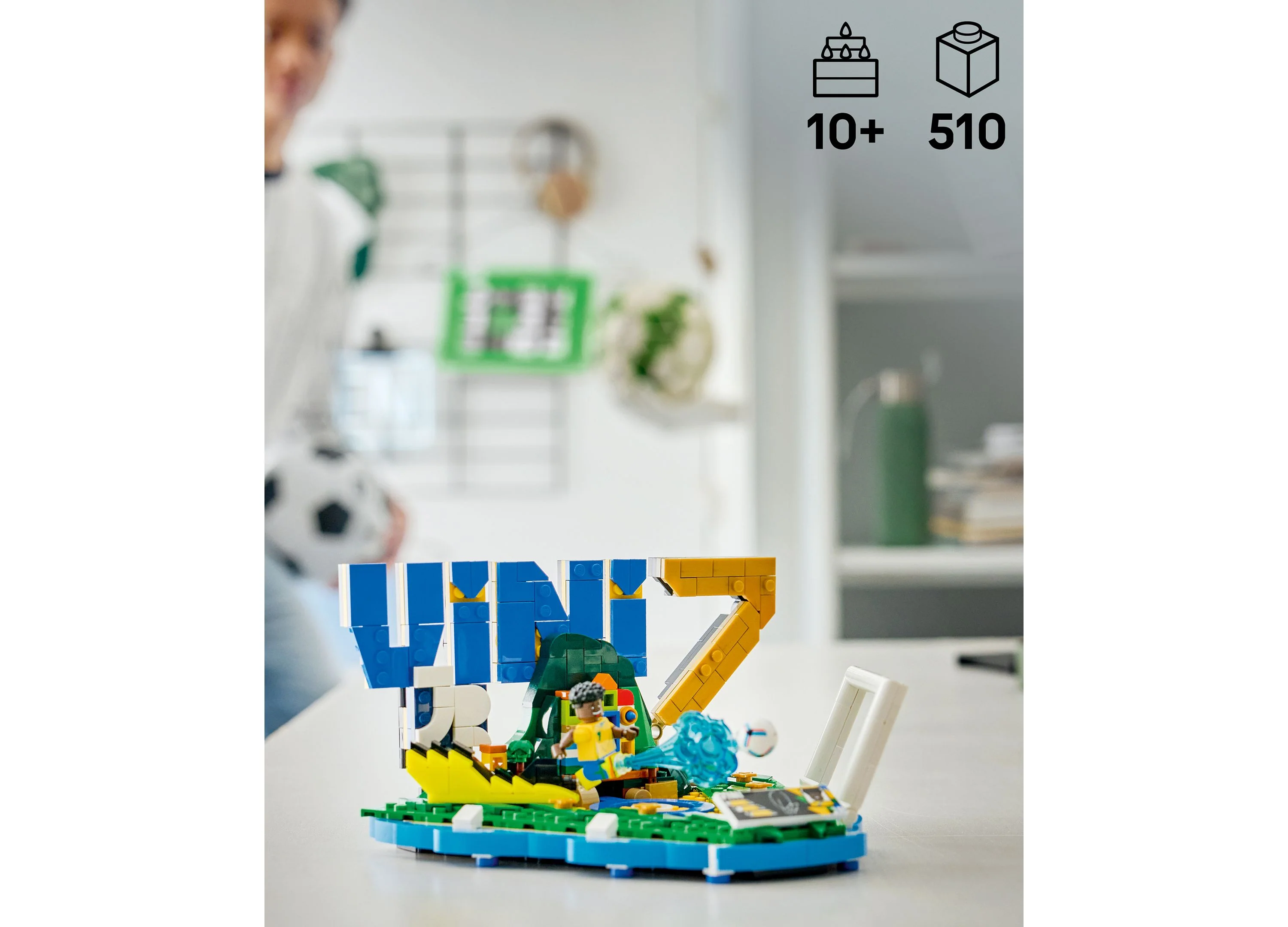 LEGO Editions Vini Jr. Soccer Highlights Building Set, 510 Pieces - Image 6