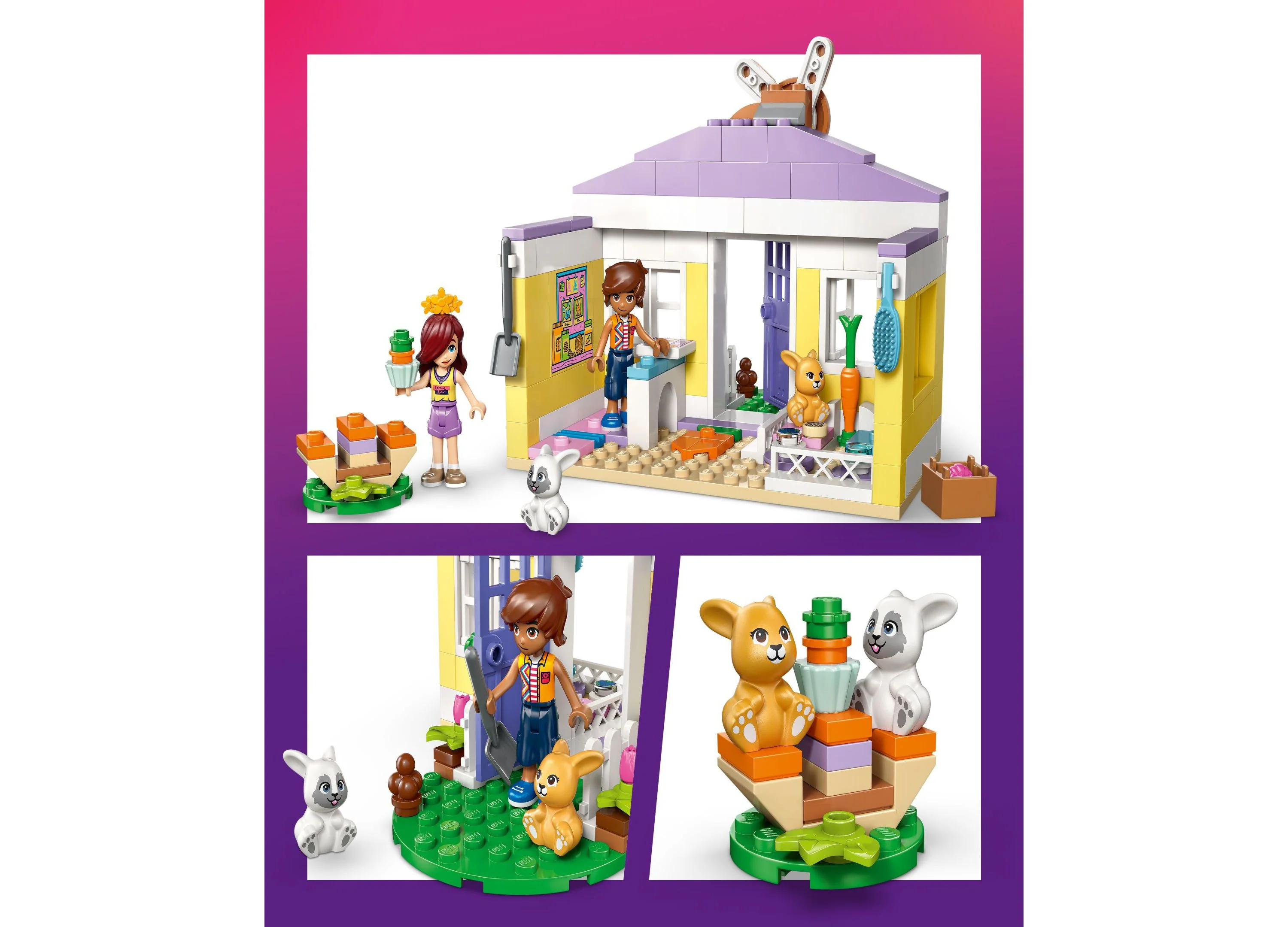 LEGO Friends Heartlake City Bunny Hotel Building Set - 161 Pieces - Image 6
