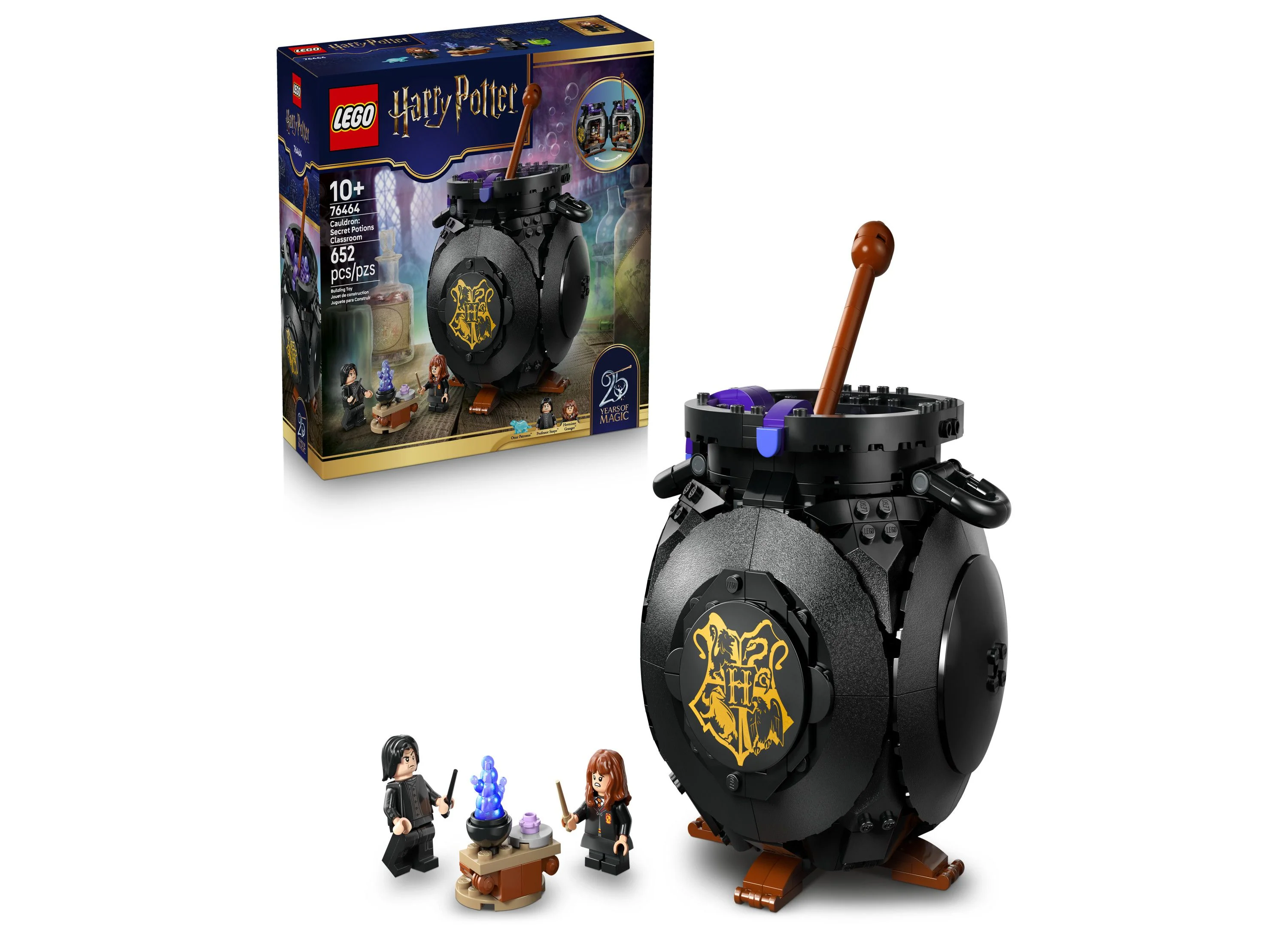 LEGO Harry Potter 652-Piece Secret Potions Classroom Building Kit - 76464