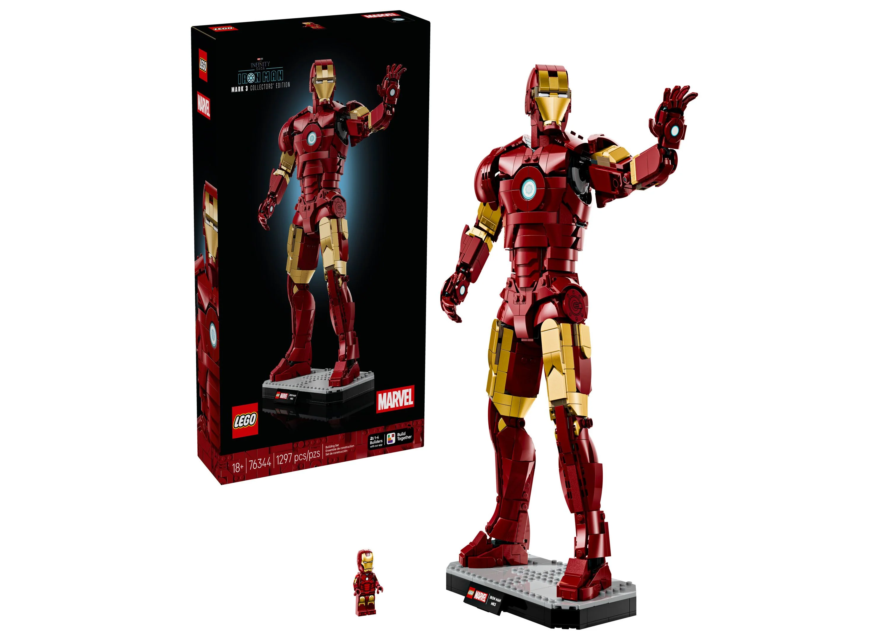 LEGO Marvel Iron Man Mark 3 Exclusive Collector's Set - 1297 Pieces