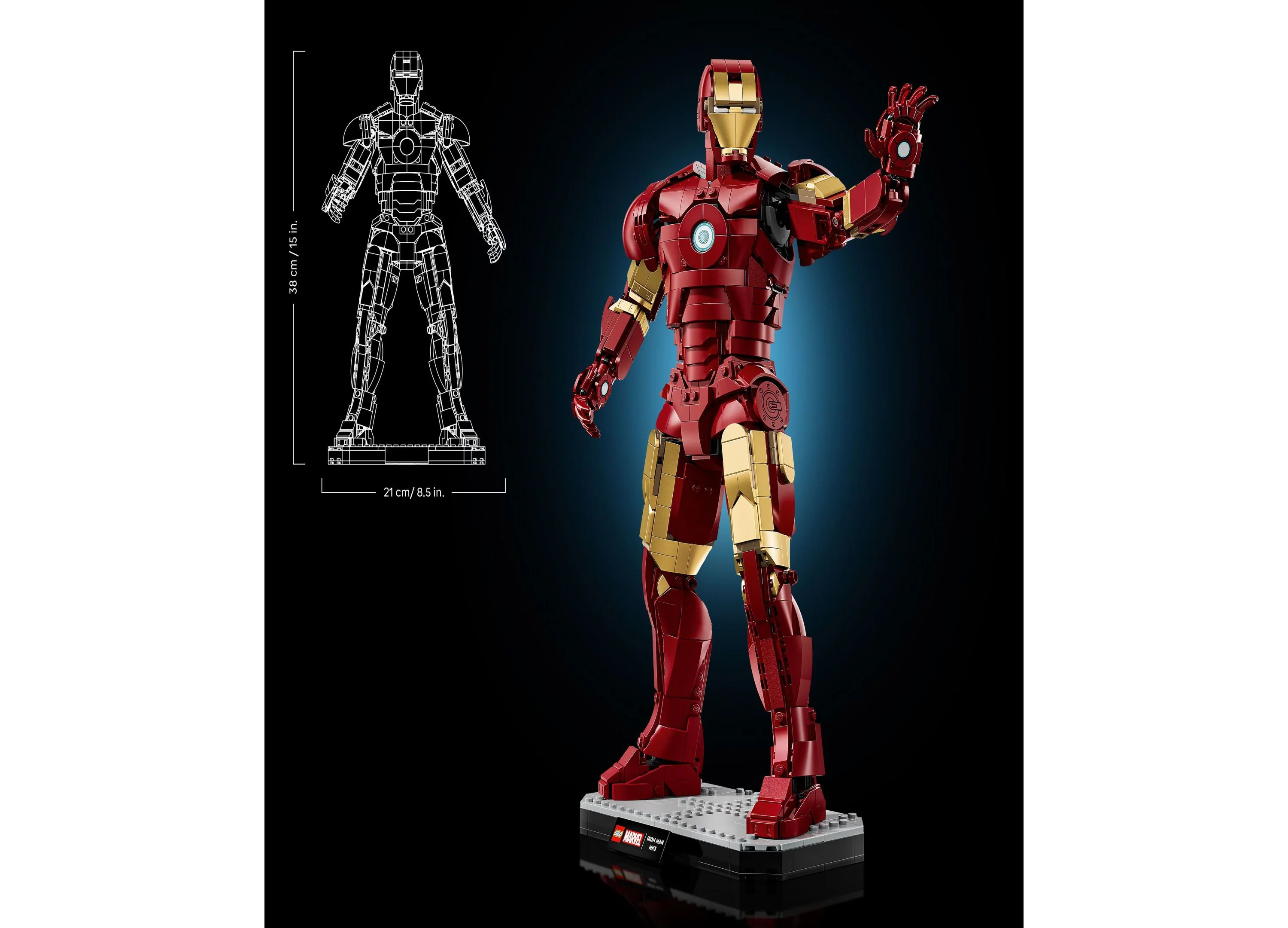 LEGO Marvel Iron Man Mark 3 Exclusive Collector's Set - 1297 Pieces - Image 2