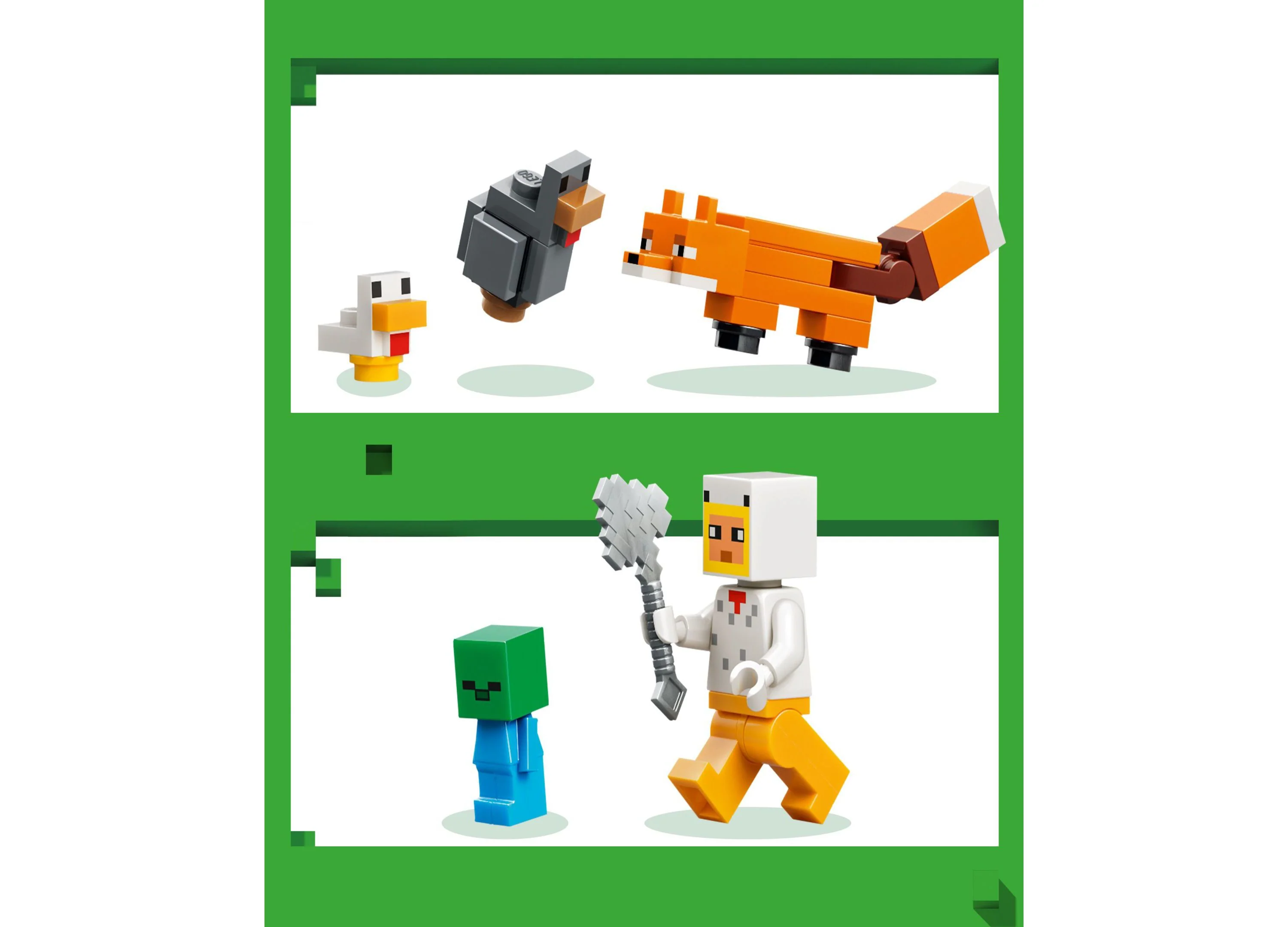 LEGO Minecraft Chicken Farm Building Set - 233 Pieces - Image 2