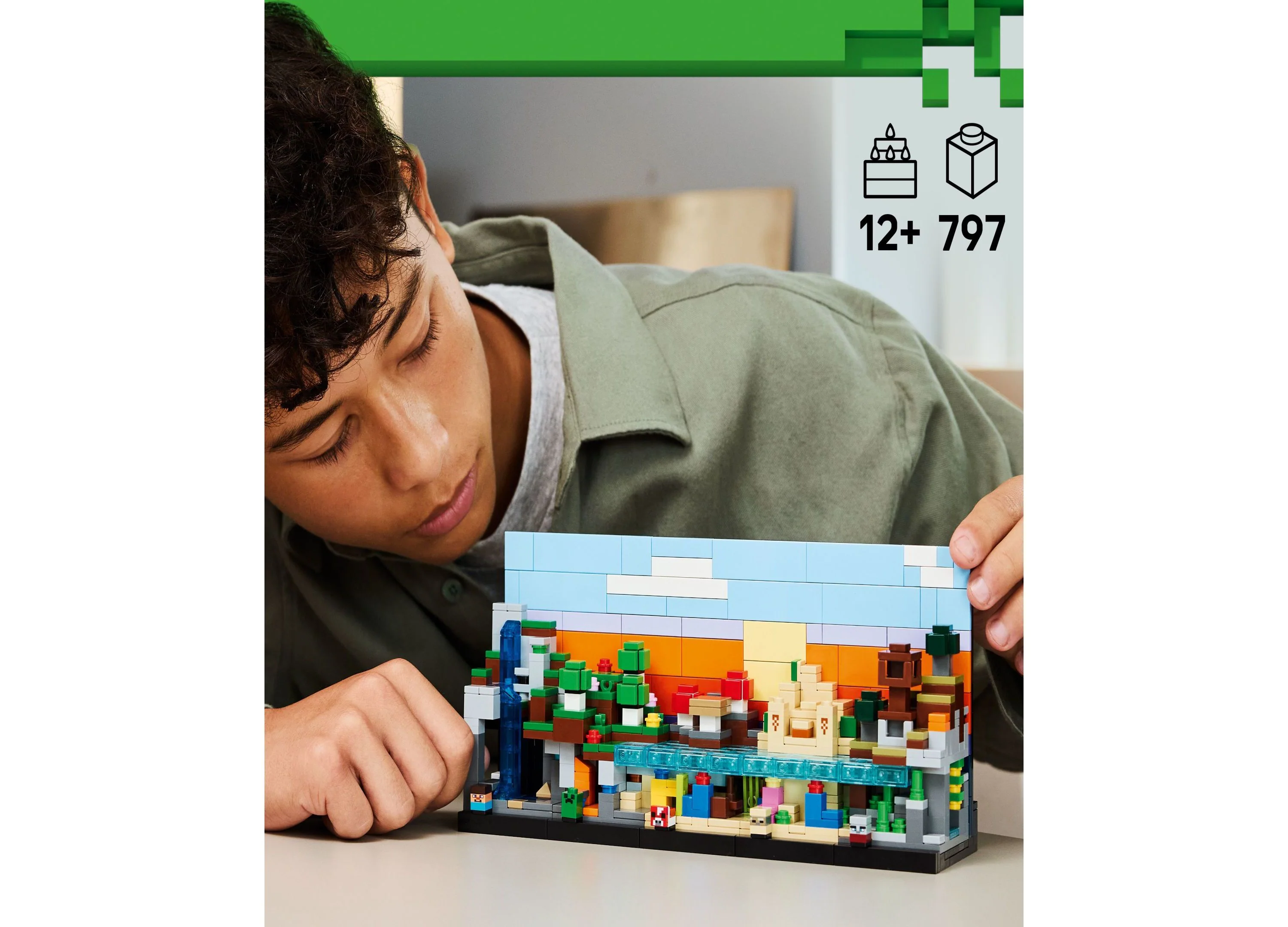 LEGO Minecraft Mini Biomes Set 21589 - 797 Pieces of Creative Play - Image 6