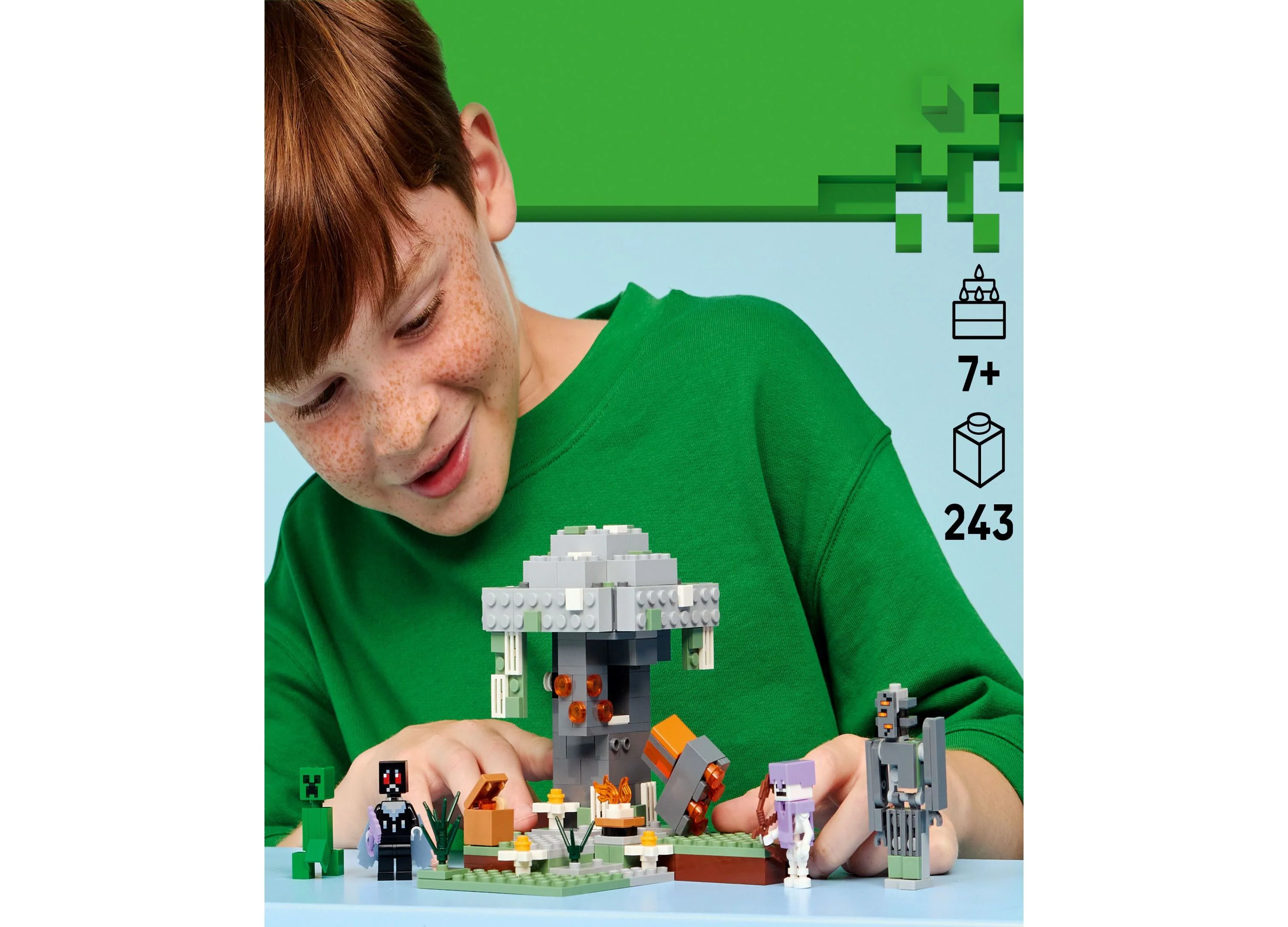 LEGO Minecraft The Pale Garden Building Toy Set, 243 Pieces - Image 3
