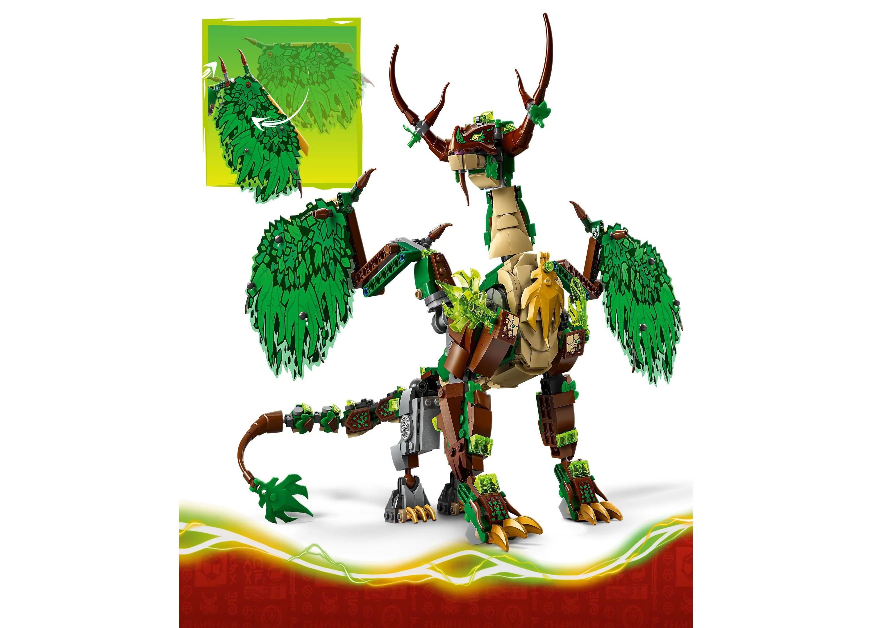 LEGO NINJAGO The Dragon of Life Building Set 71859 - 1050 Pieces - Image 3