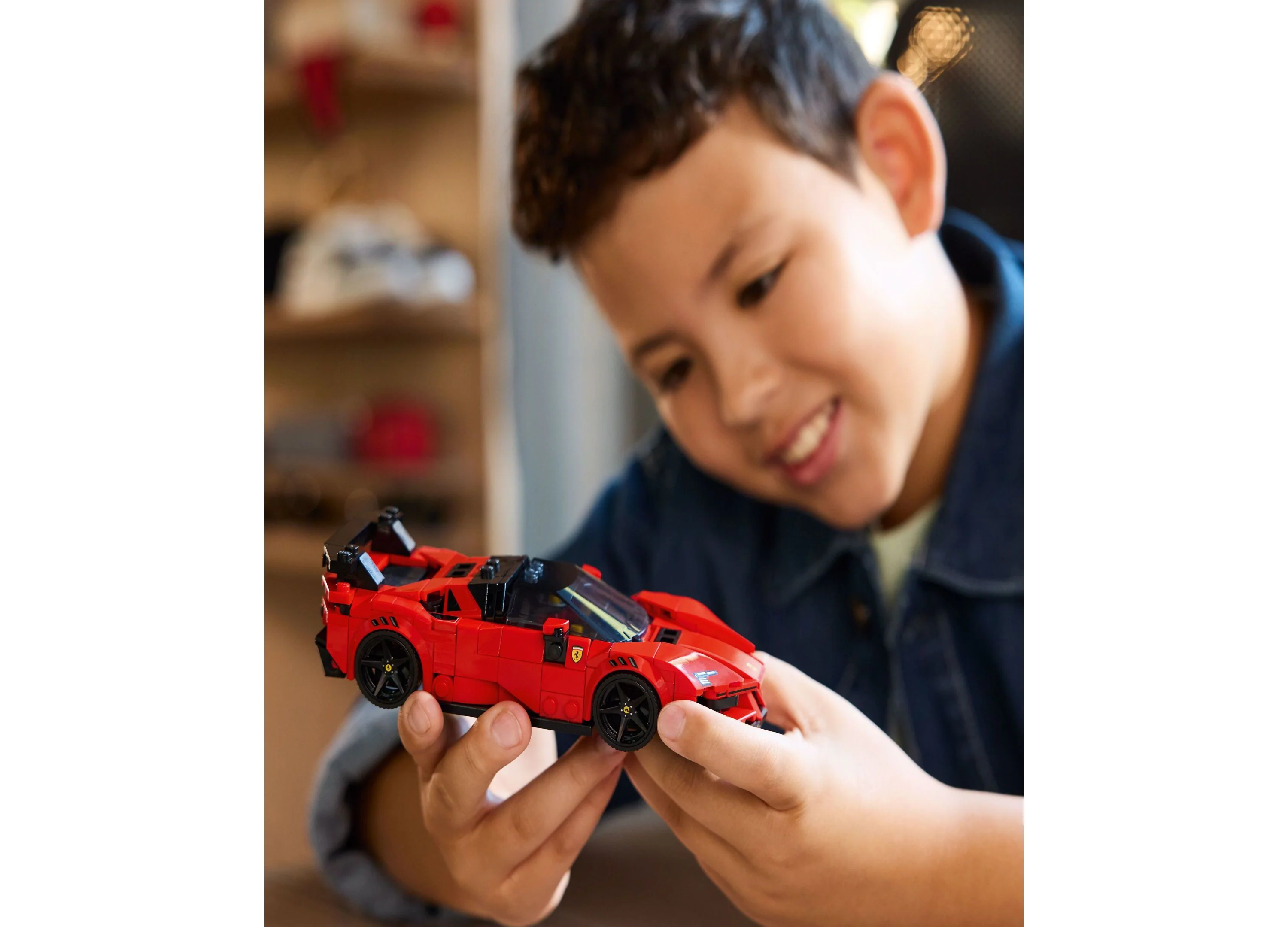 LEGO Speed Champions Ferrari SF90 XX Stradale Sports Car Building Toy 339 Pieces - Image 2