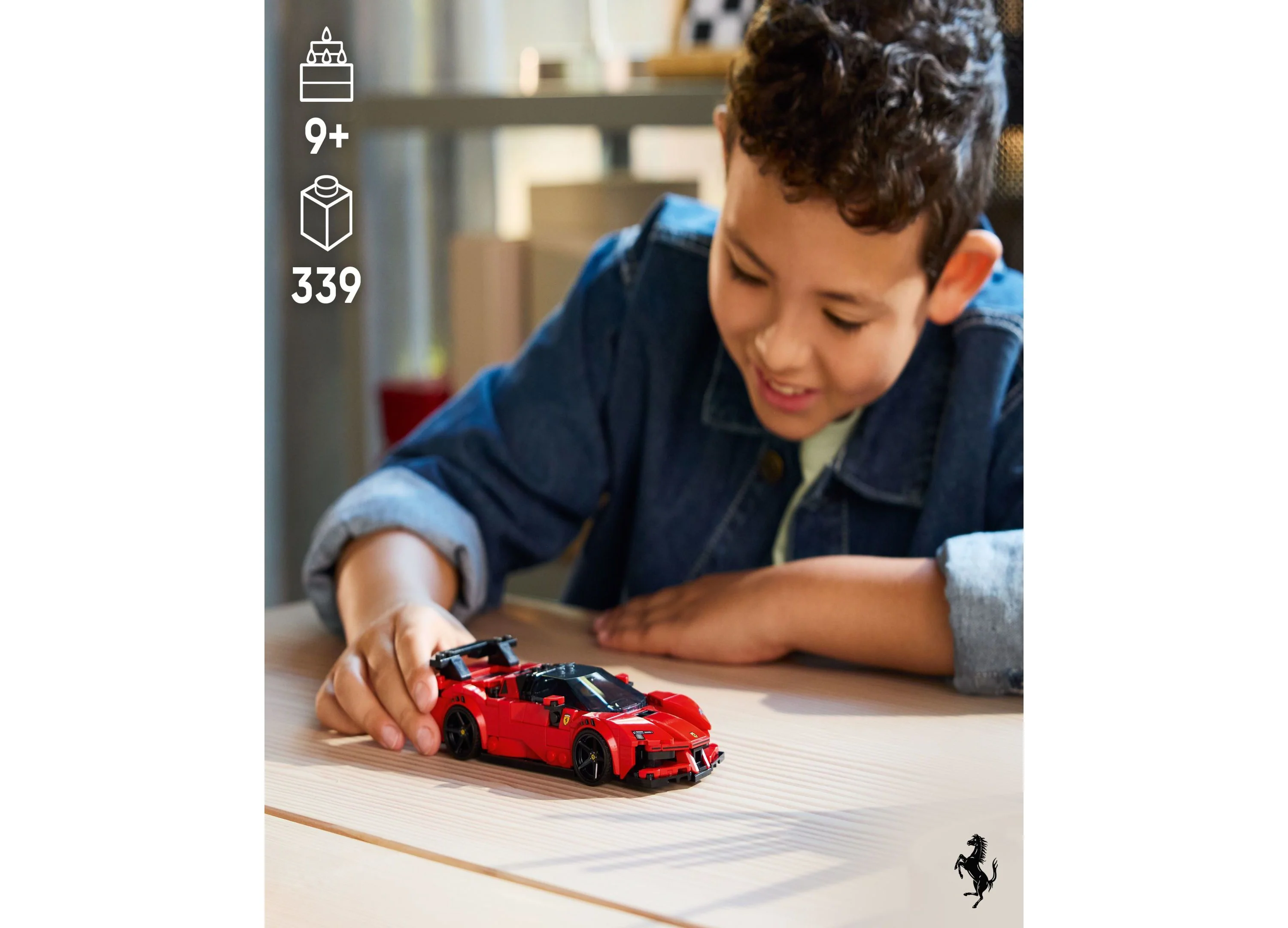 LEGO Speed Champions Ferrari SF90 XX Stradale Sports Car Building Toy 339 Pieces - Image 3
