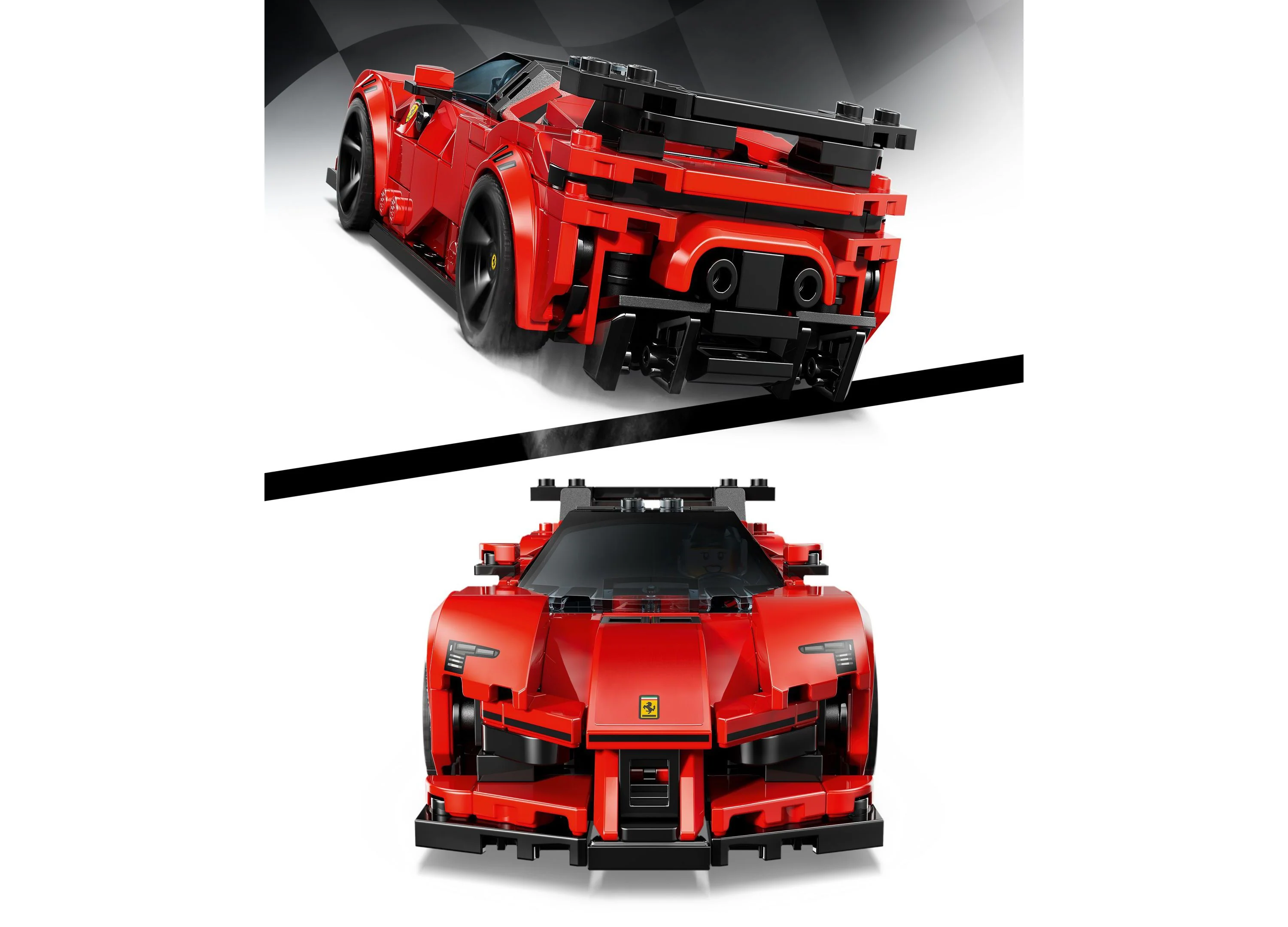 LEGO Speed Champions Ferrari SF90 XX Stradale Sports Car Building Toy 339 Pieces - Image 4