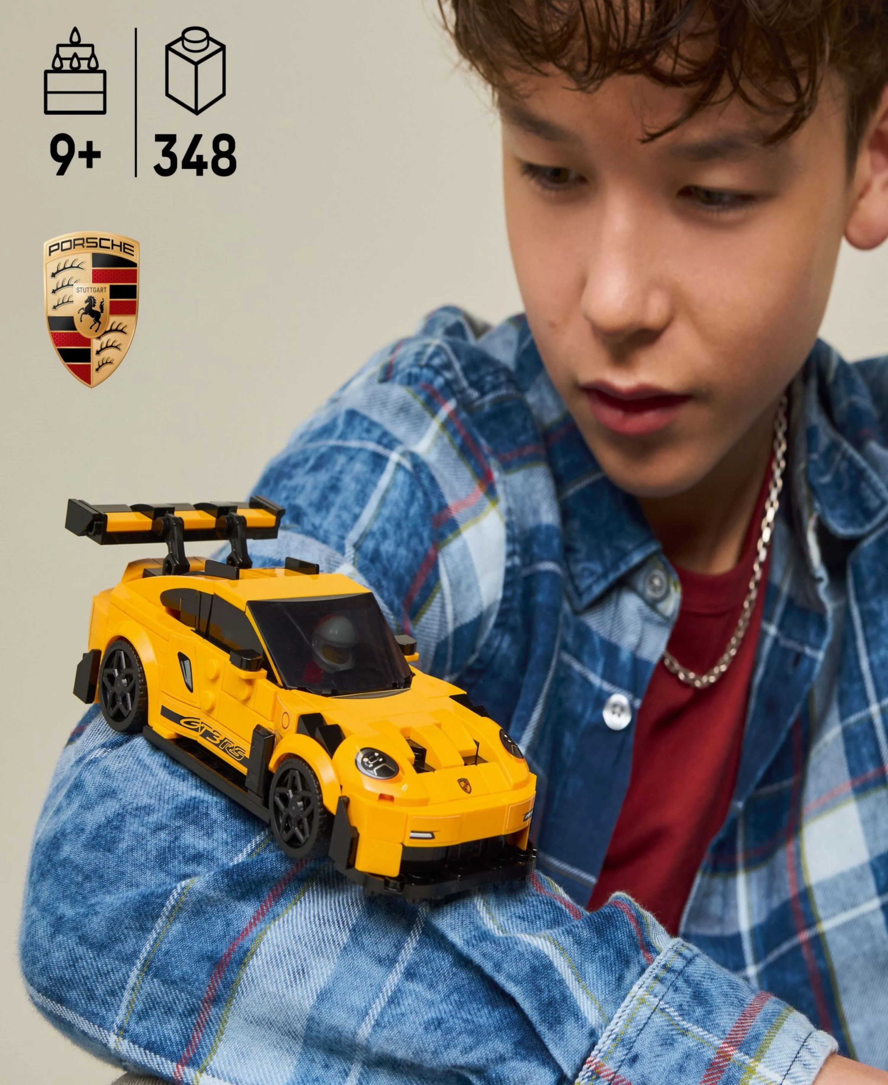 LEGO Speed Champions Porsche 911 GT3 RS Super Car - 348 Pieces - Image 2