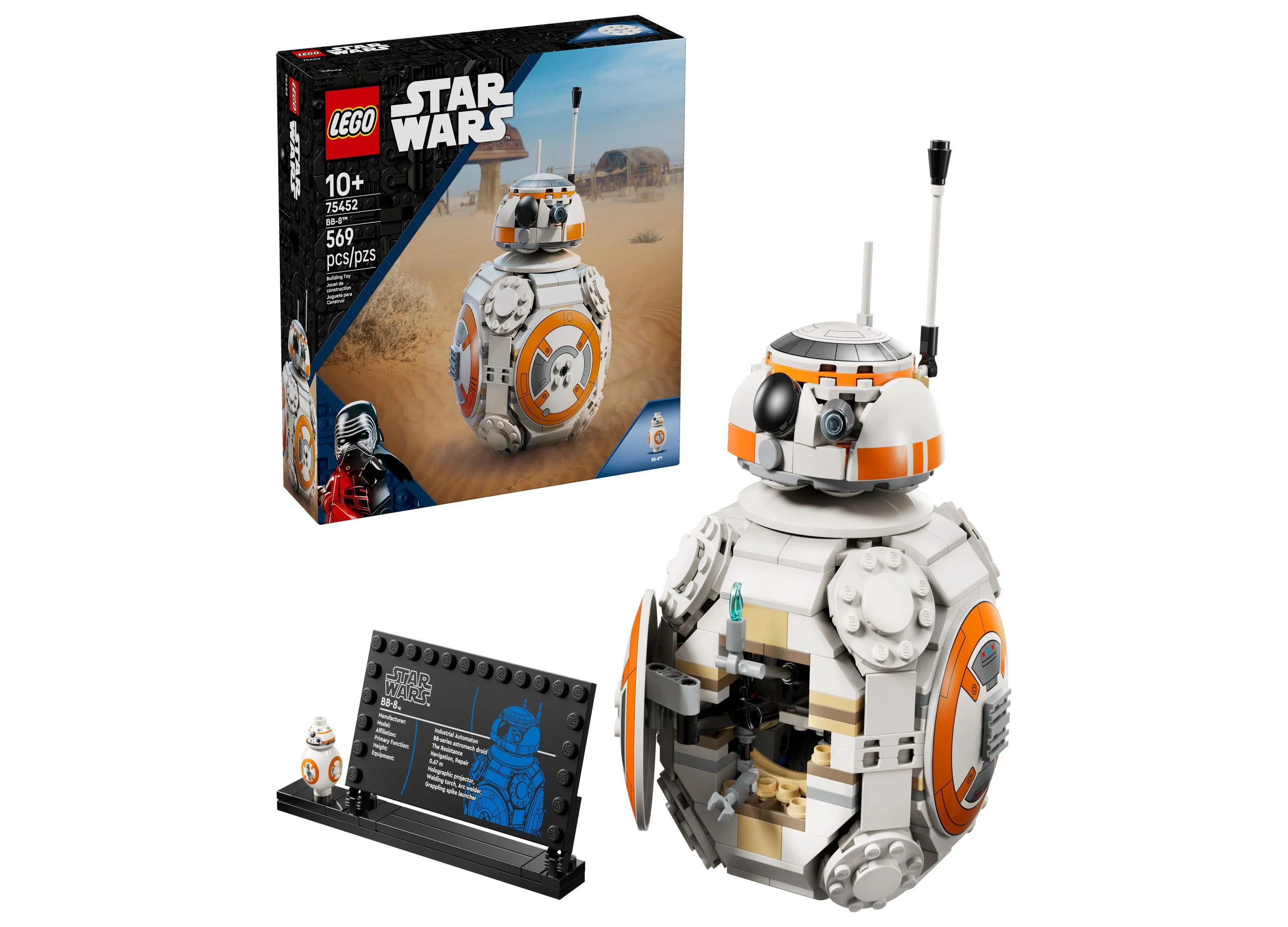 LEGO Star Wars BB-8 Astromech Droid Building Set, 569 Pieces