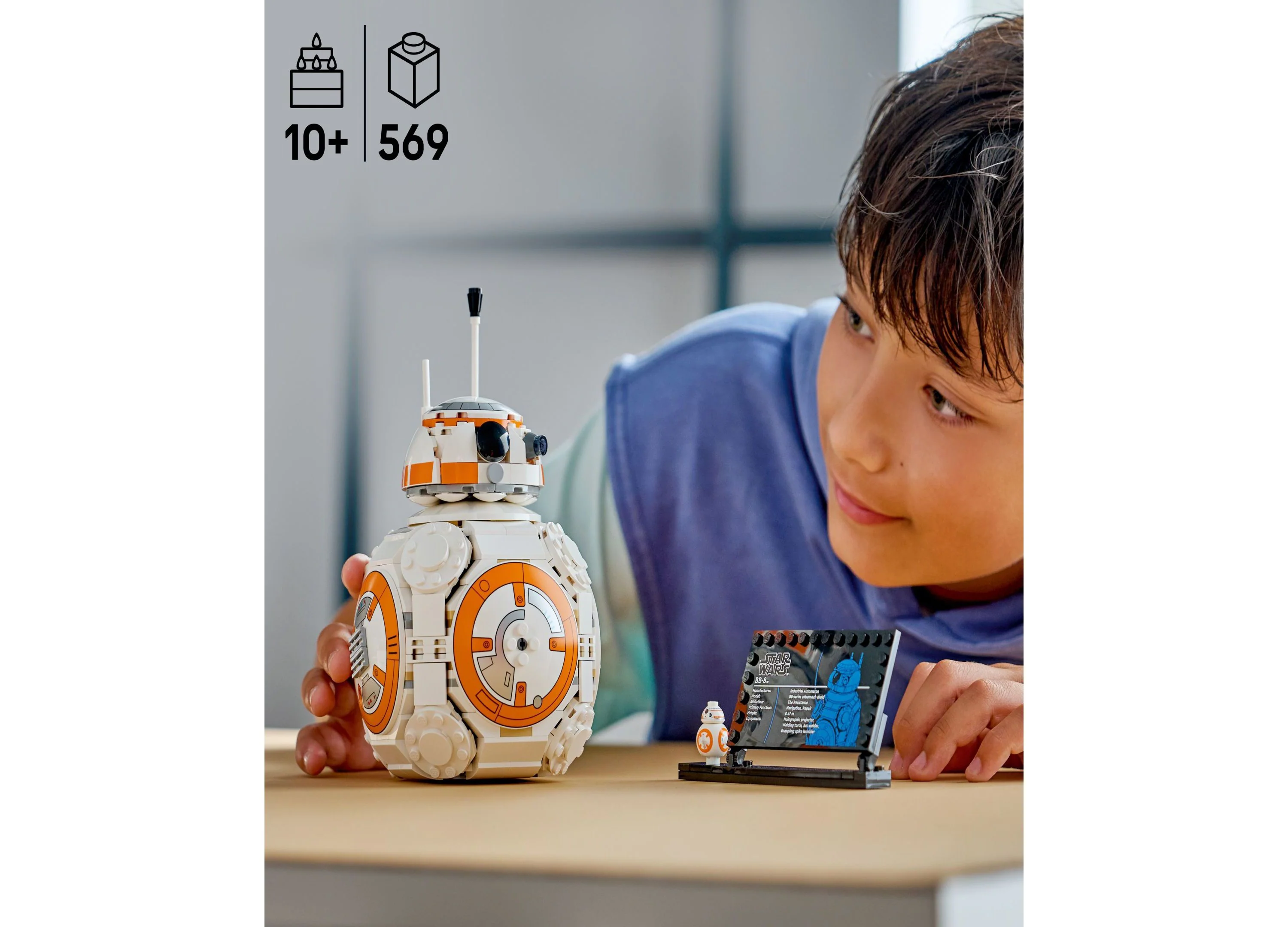 LEGO Star Wars BB-8 Astromech Droid Building Set, 569 Pieces - Image 3
