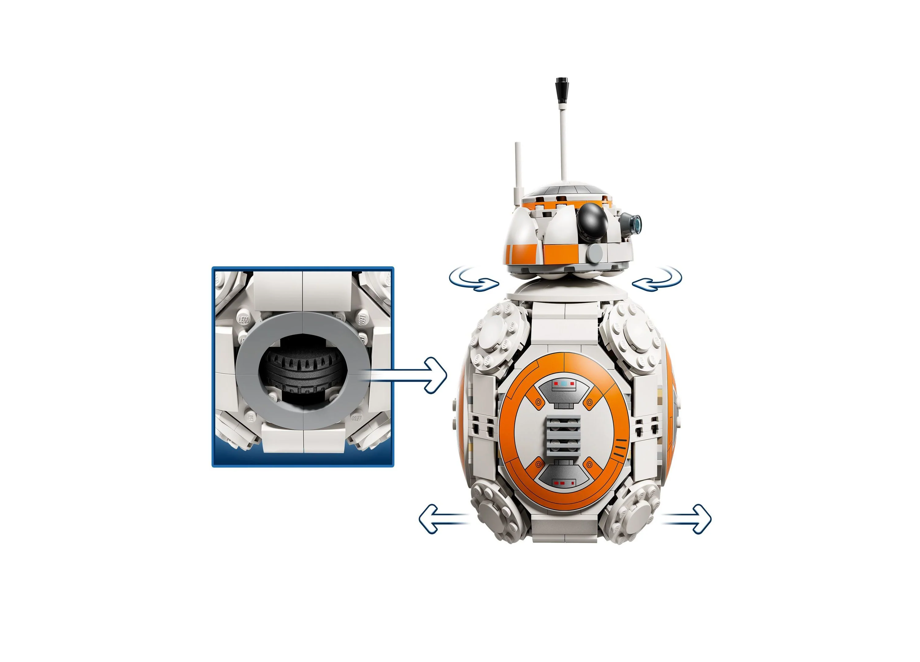 LEGO Star Wars BB-8 Astromech Droid Building Set, 569 Pieces - Image 4