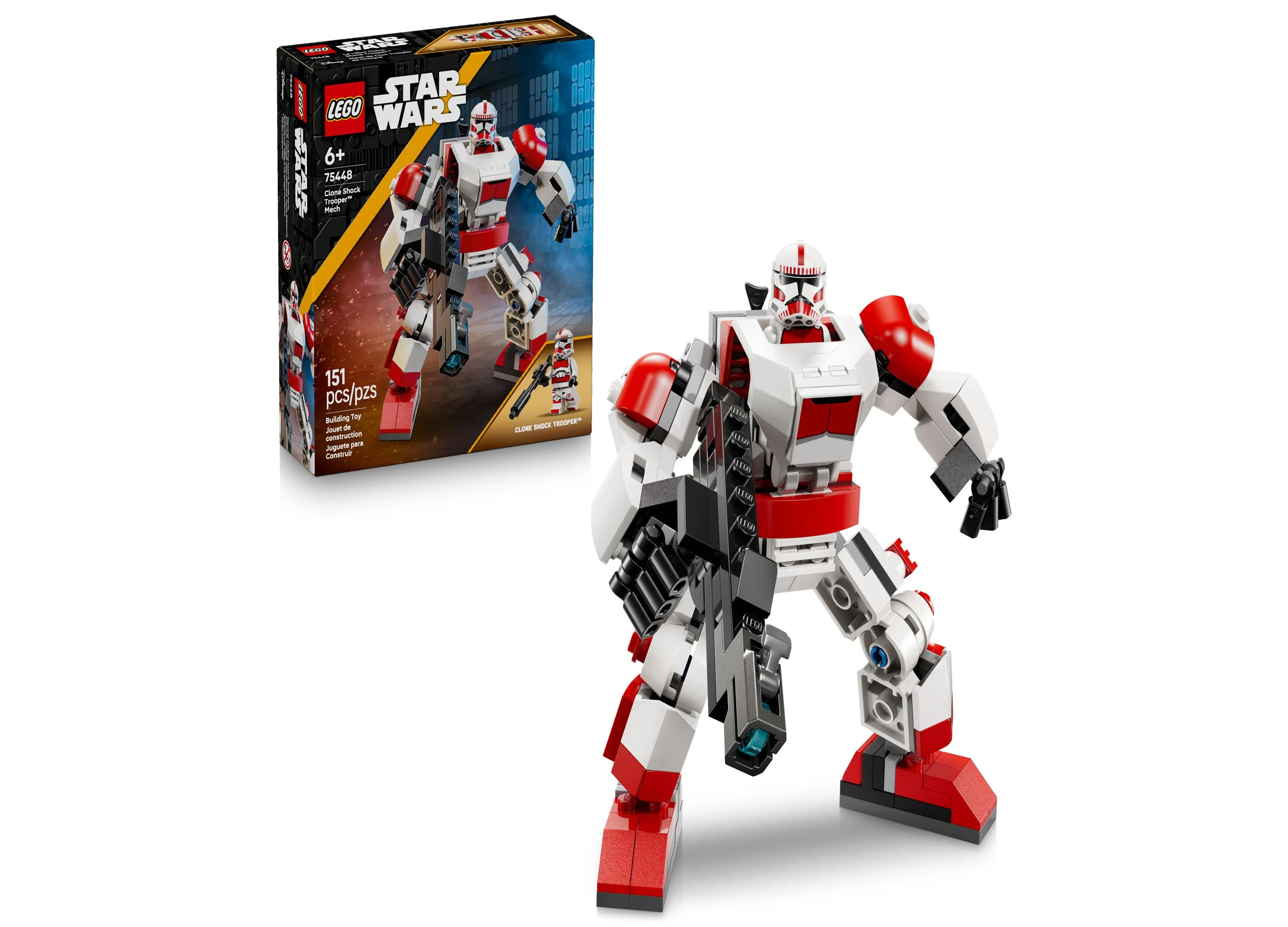 LEGO Star Wars Clone Shock Trooper Mech Building Set - 151 Pieces