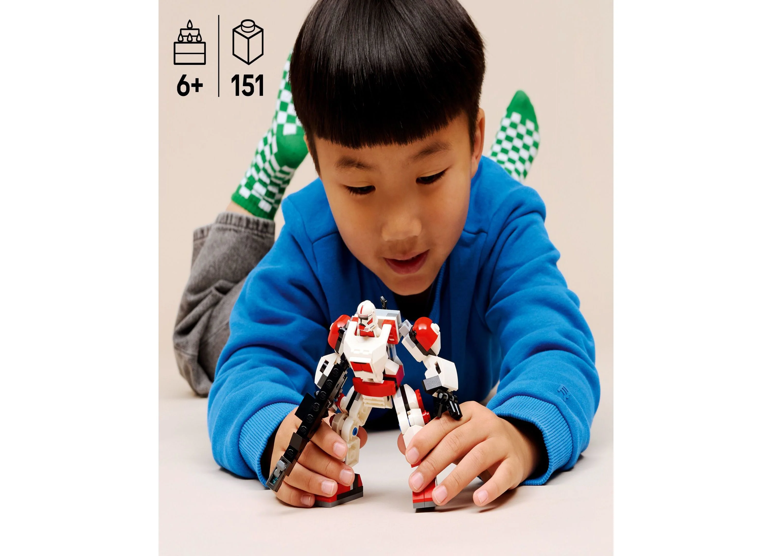 LEGO Star Wars Clone Shock Trooper Mech Building Set - 151 Pieces - Image 3