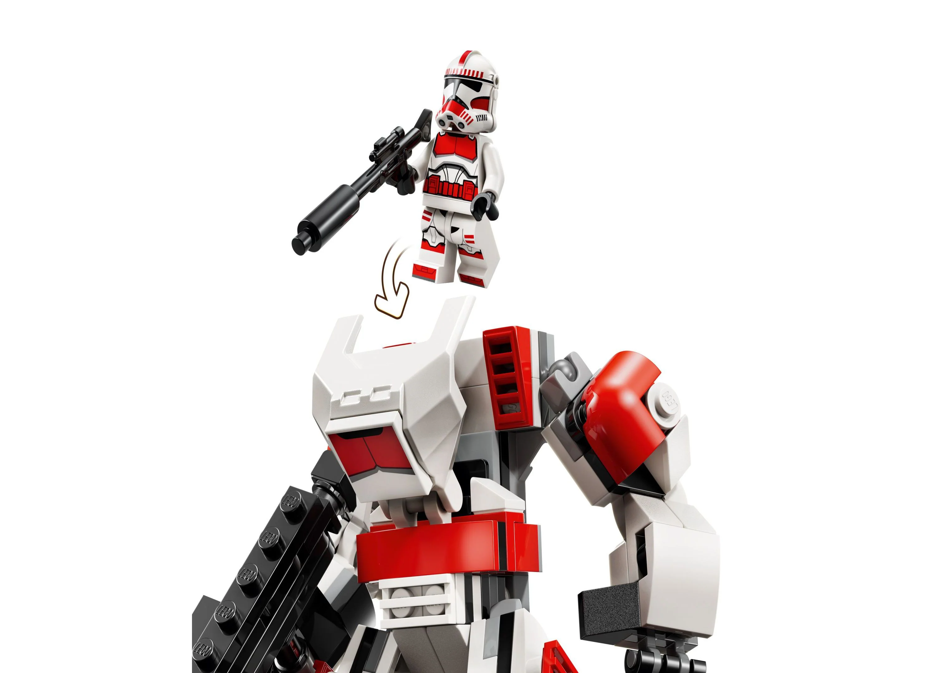LEGO Star Wars Clone Shock Trooper Mech Building Set - 151 Pieces - Image 5