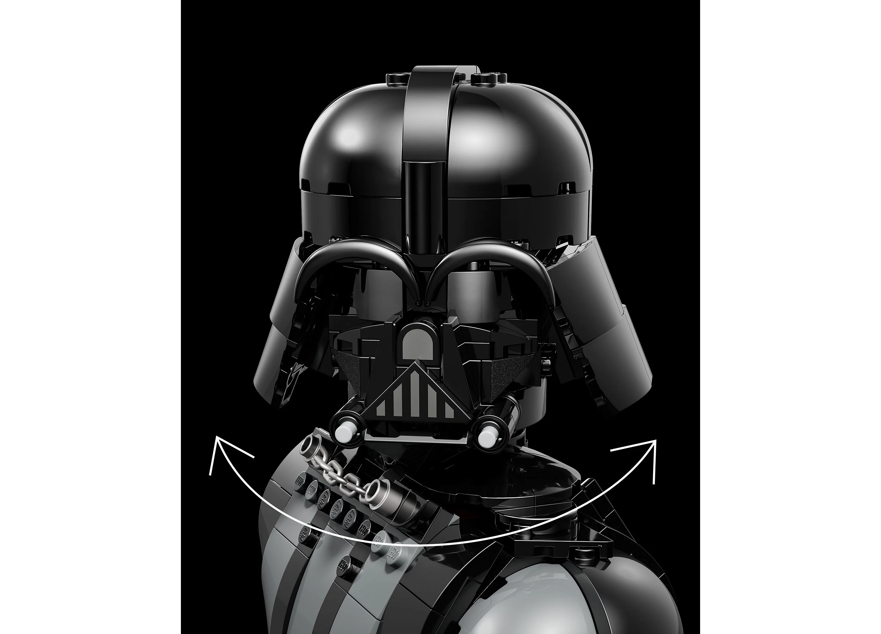 LEGO Star Wars Darth Vader Bust Building Set, 349 Pieces - Image 4
