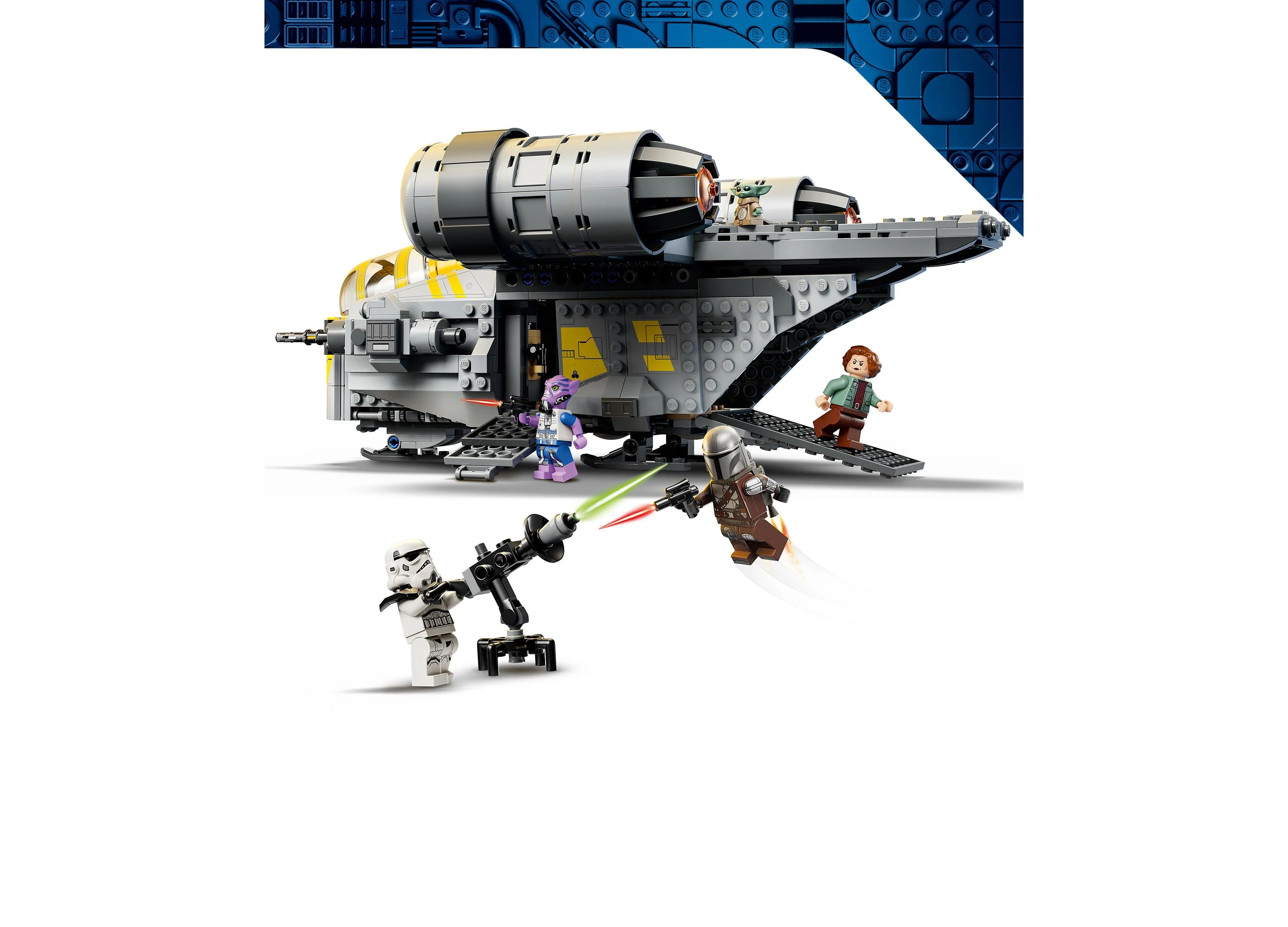 LEGO Star Wars The Razor Crest Building Set, 930 Pieces - Image 6