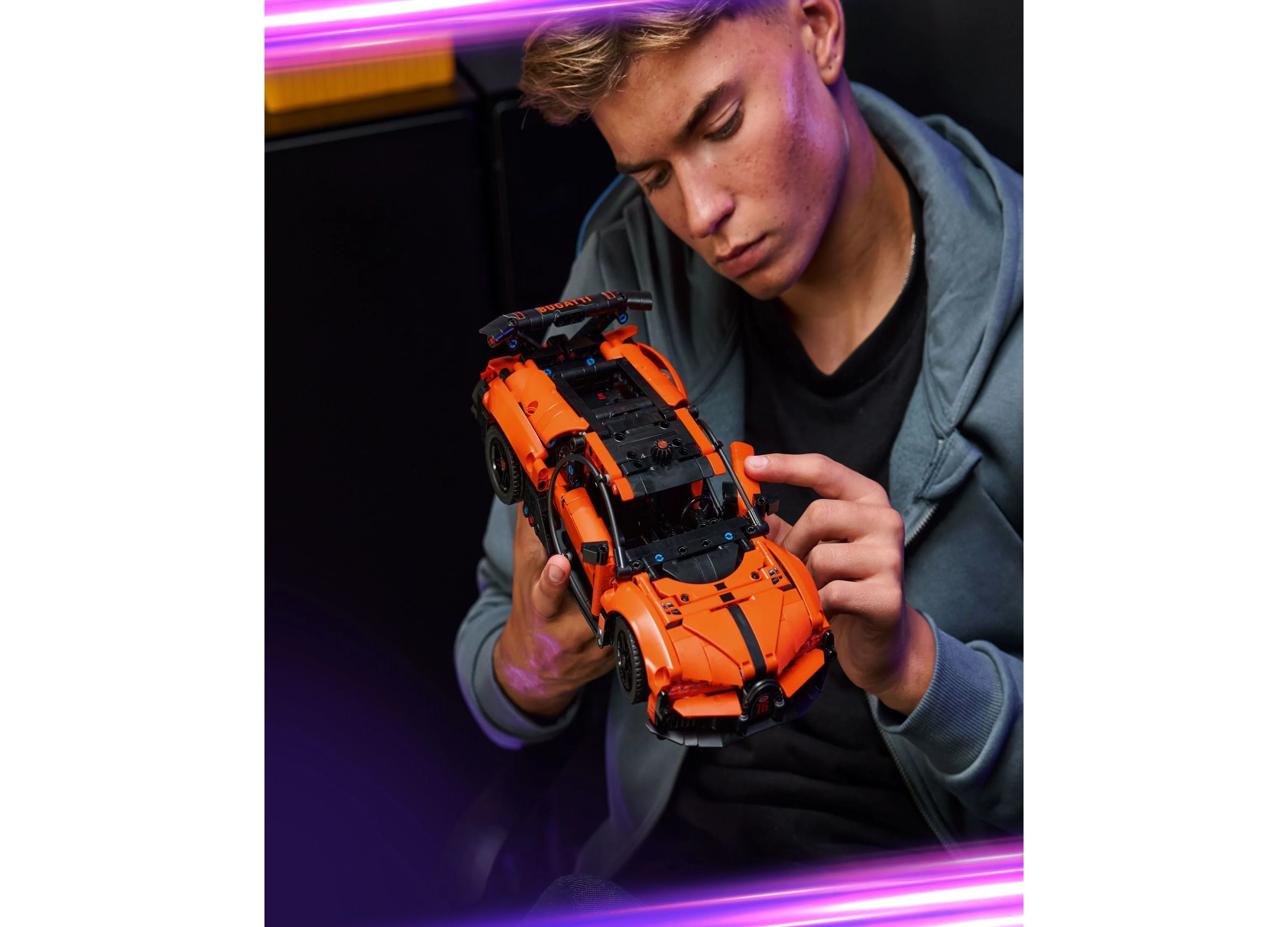 LEGO Technic Bugatti Chiron Pur Sport Hypercar Building Set - 771 Pieces - Image 3