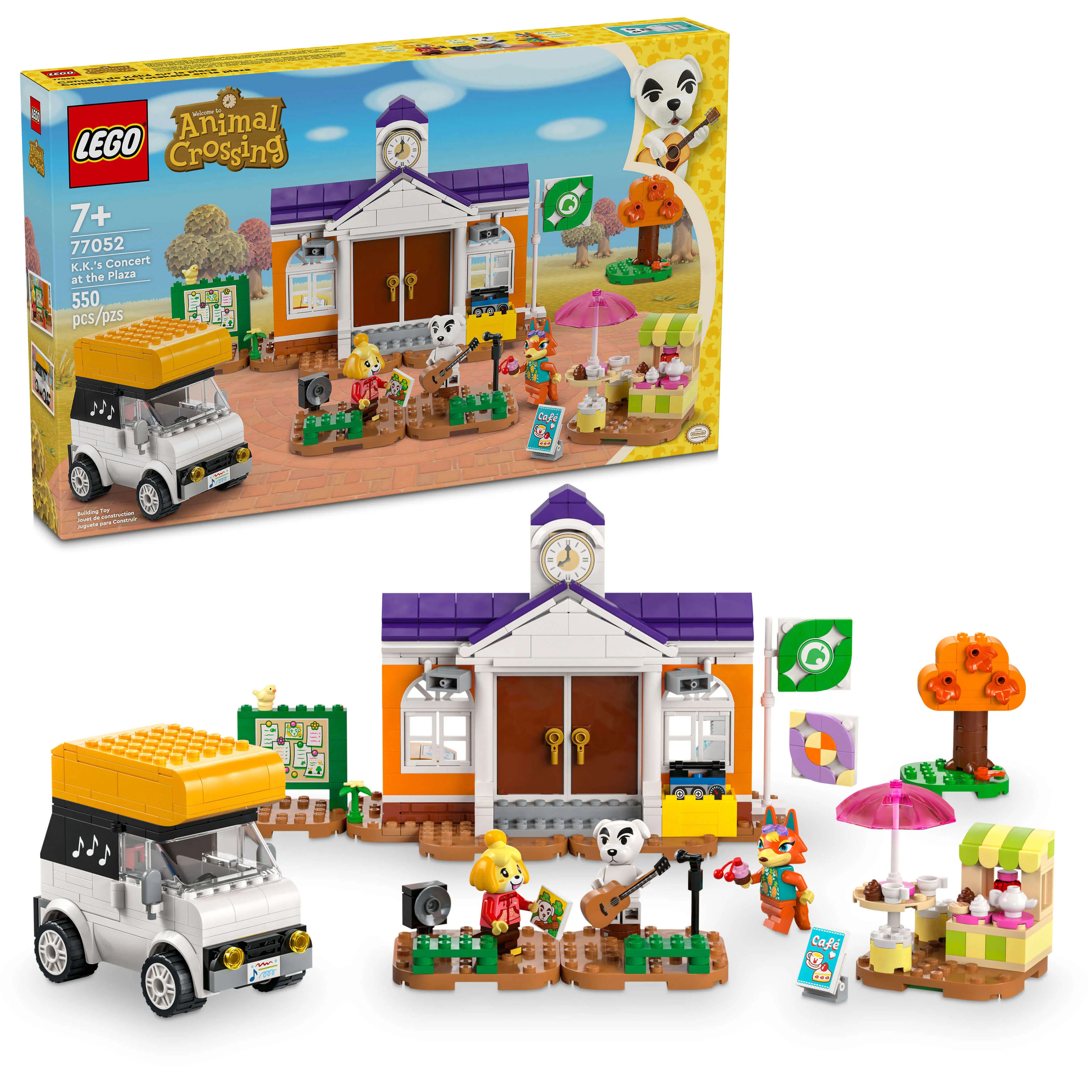 LEGO Animal Crossing K.K.’s Concert at the Plaza Building Set 77052