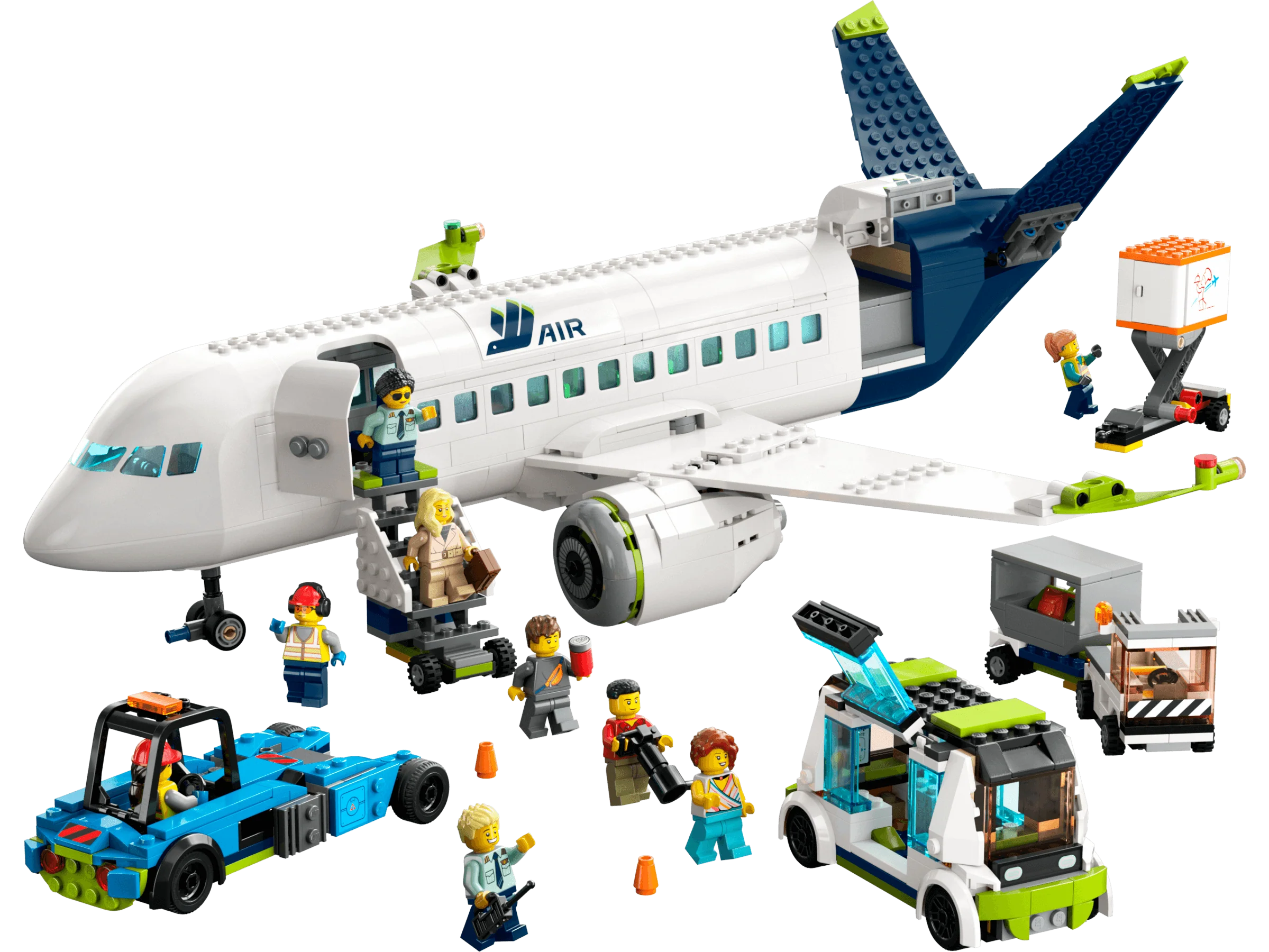 LEGO City Passenger Airplane 60367 Building Toy Set - 930 Pieces - Image 2