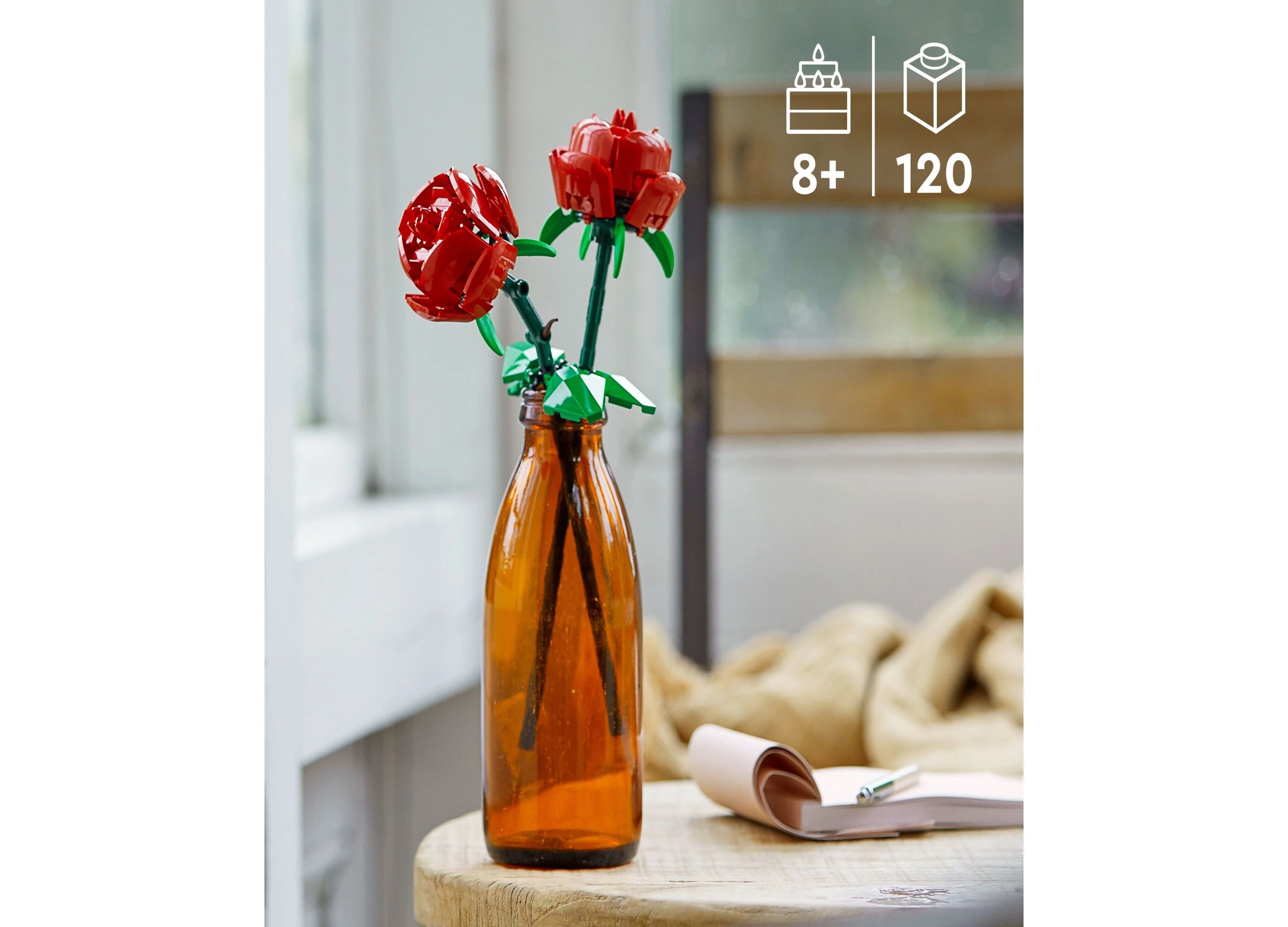 LEGO Botanical Collection: 40460 Roses Building Set - Romantic Red - Image 5