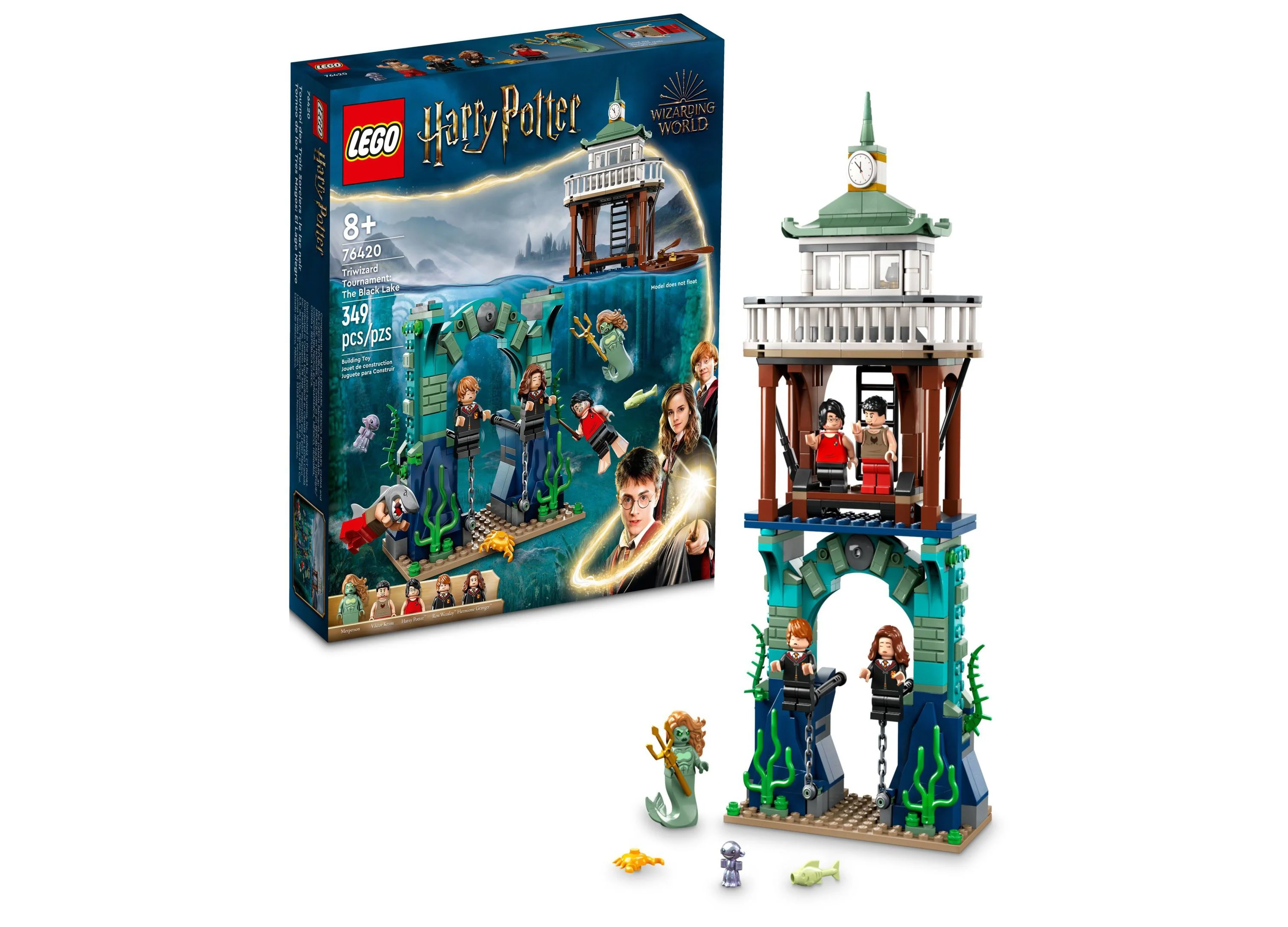 LEGO® Harry Potter 76420 Triwizard Tournament: The Black Lake Toy Building Set with Merperson Minifigure