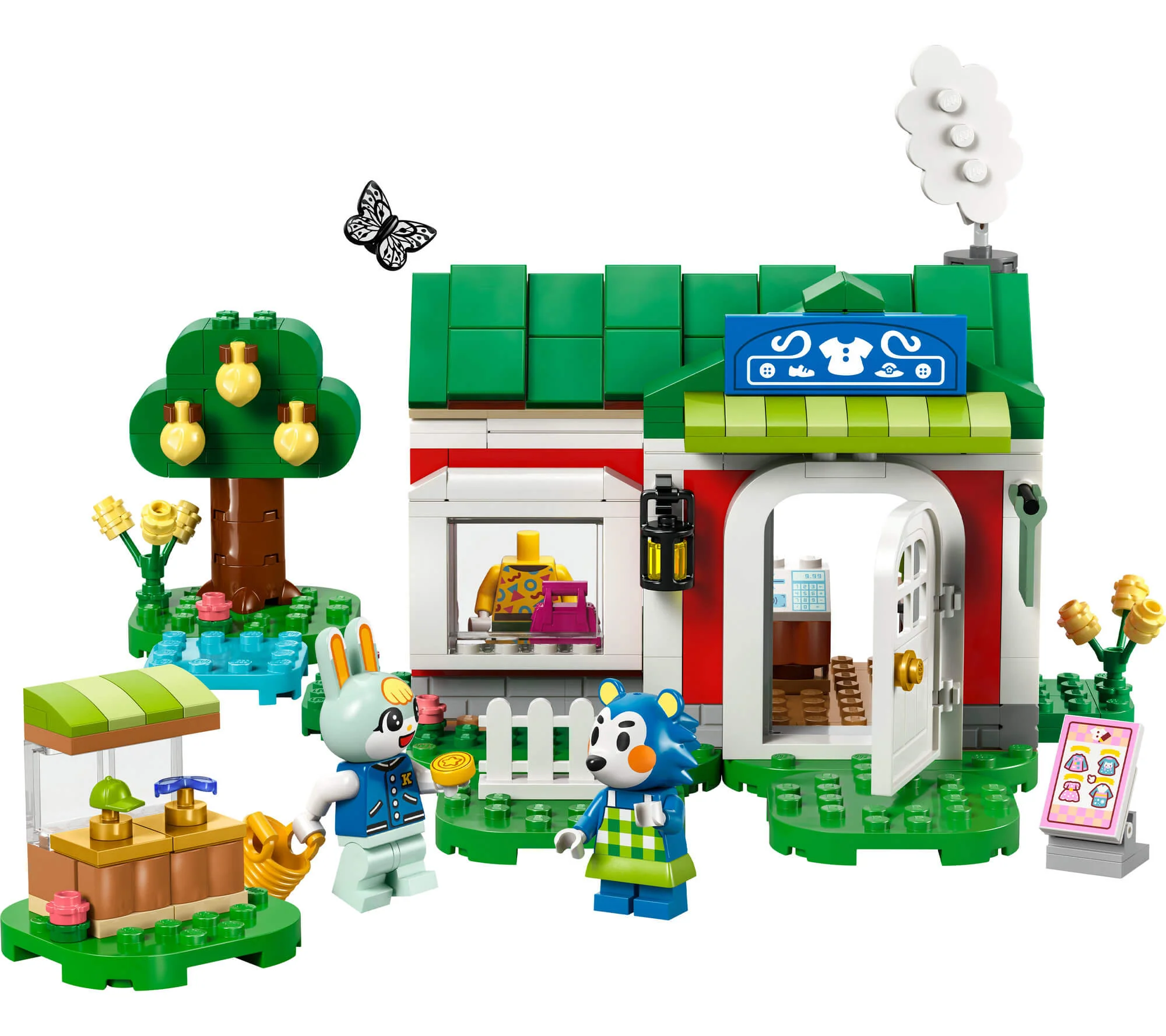 LEGO Animal Crossing Able Sisters 322-Piece Clothing Shop Building Kit - Image 3