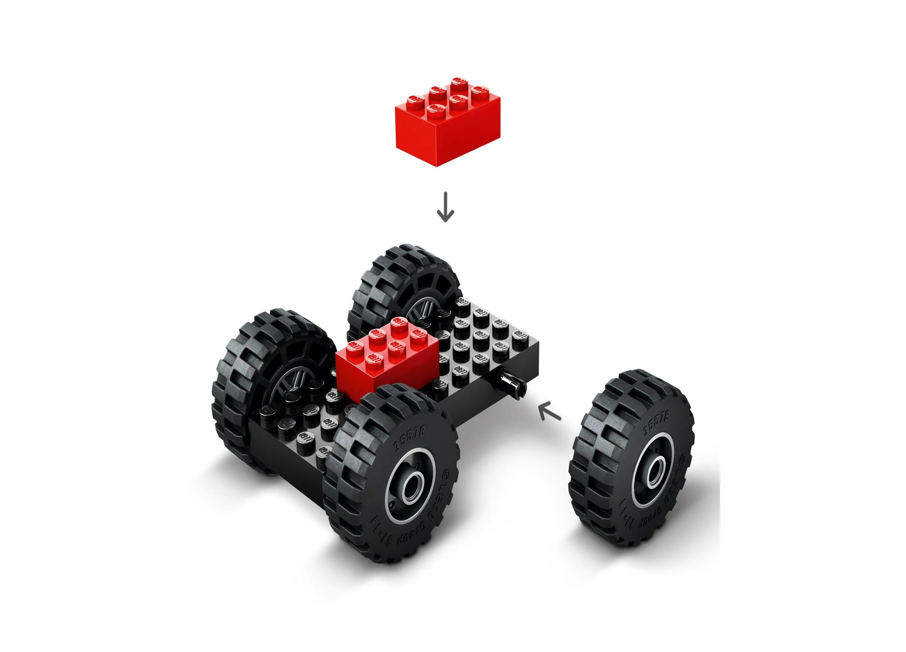 LEGO City Construction Wheel Loader Building Set 60450 - 81 Pieces - Image 5