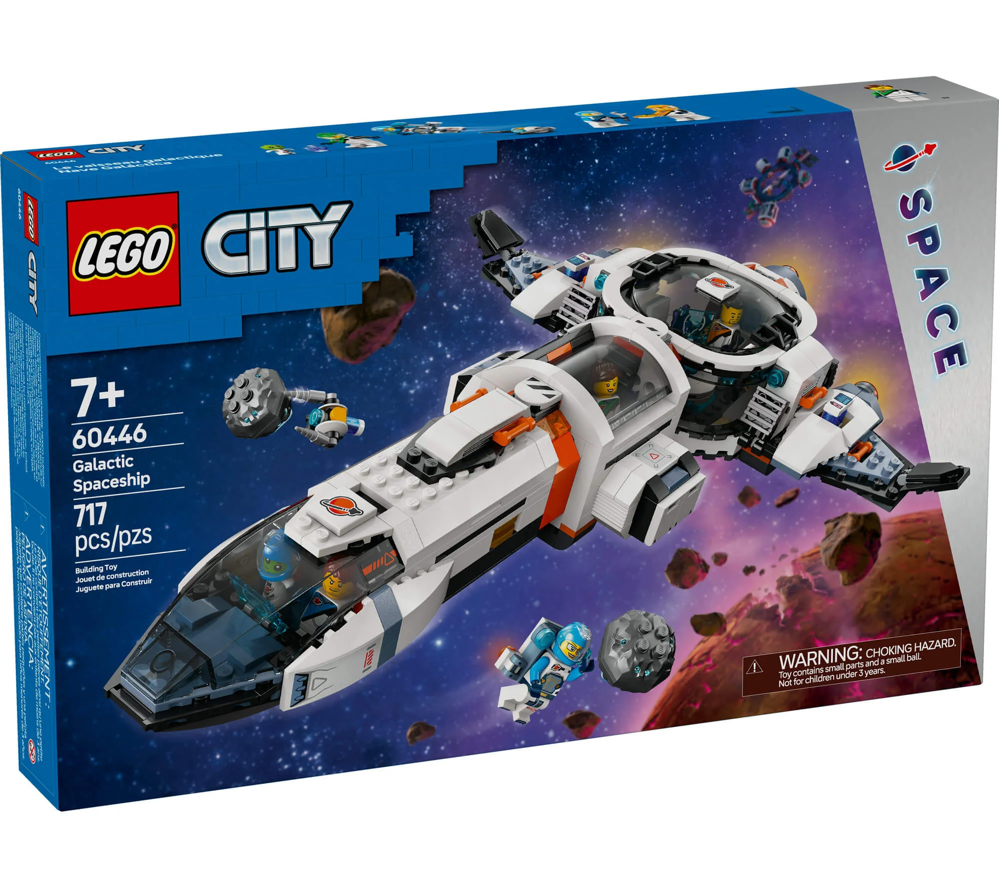 LEGO City 717pc Modular Galactic Spaceship Building Set - Interstellar Adventures Await! - Image 2