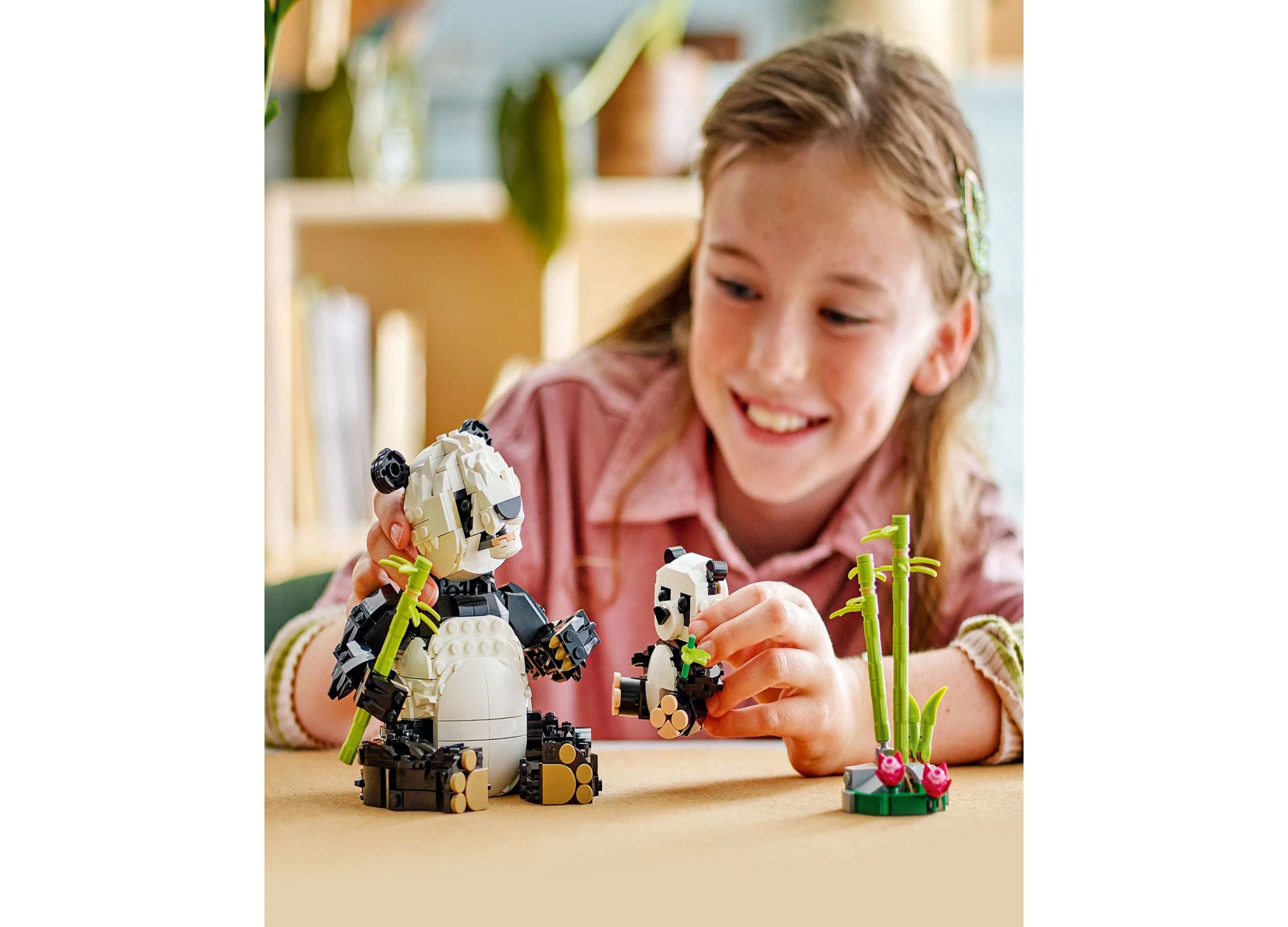 LEGO® Creator 3 in 1 Panda Family Wild Animal Models 626 Pieces - Image 4