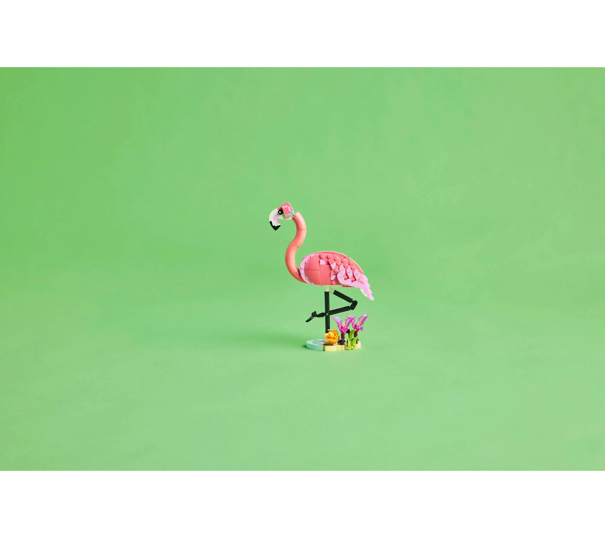 LEGO Creator 3in1 Wild Animals Pink Flamingo 288-Piece Playset - Image 4