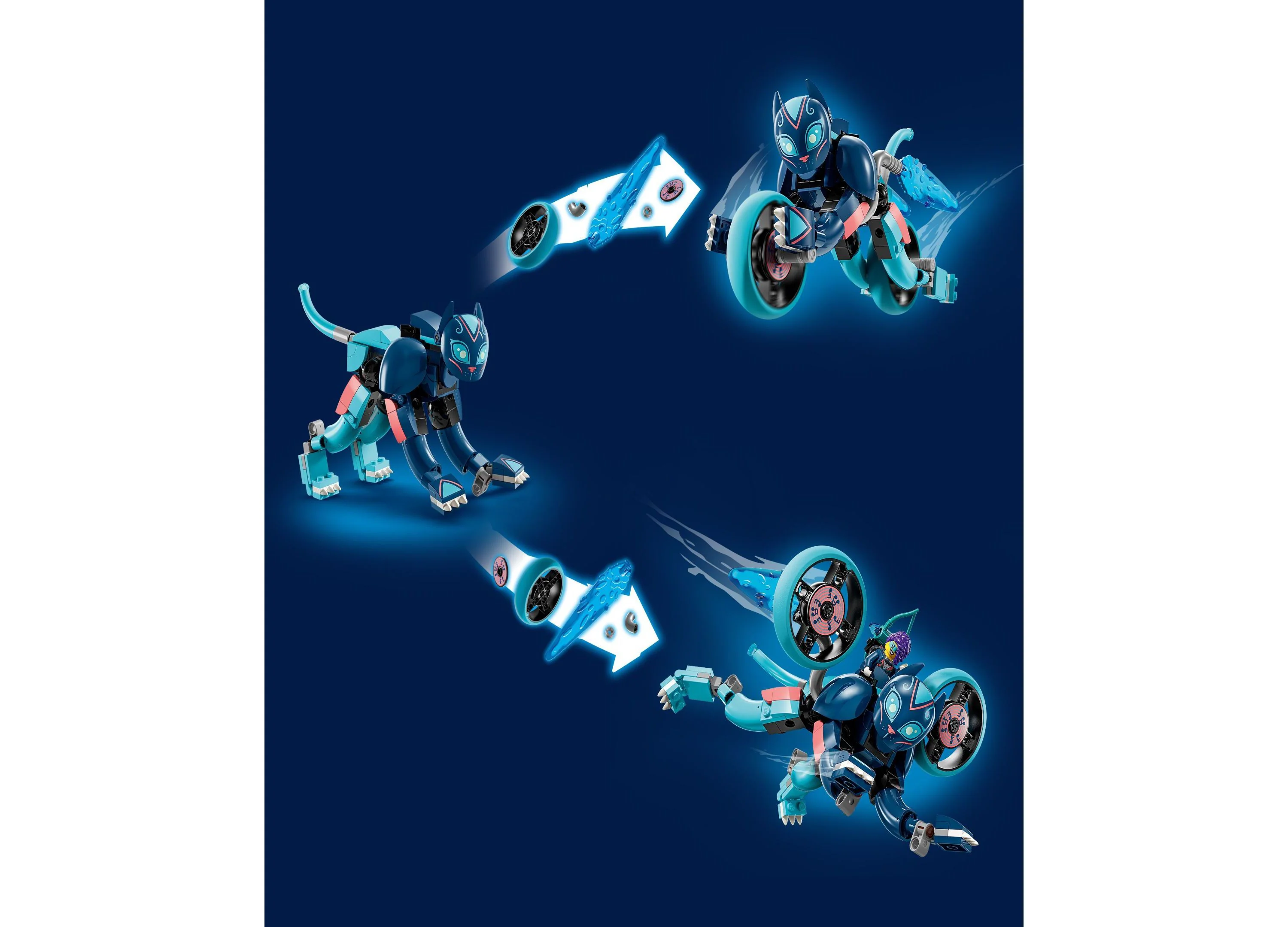 LEGO® Dreamzzz Zoey’s Cat Motorcycle Bike Toy 71479 Building Set, 226 Pieces - Image 5