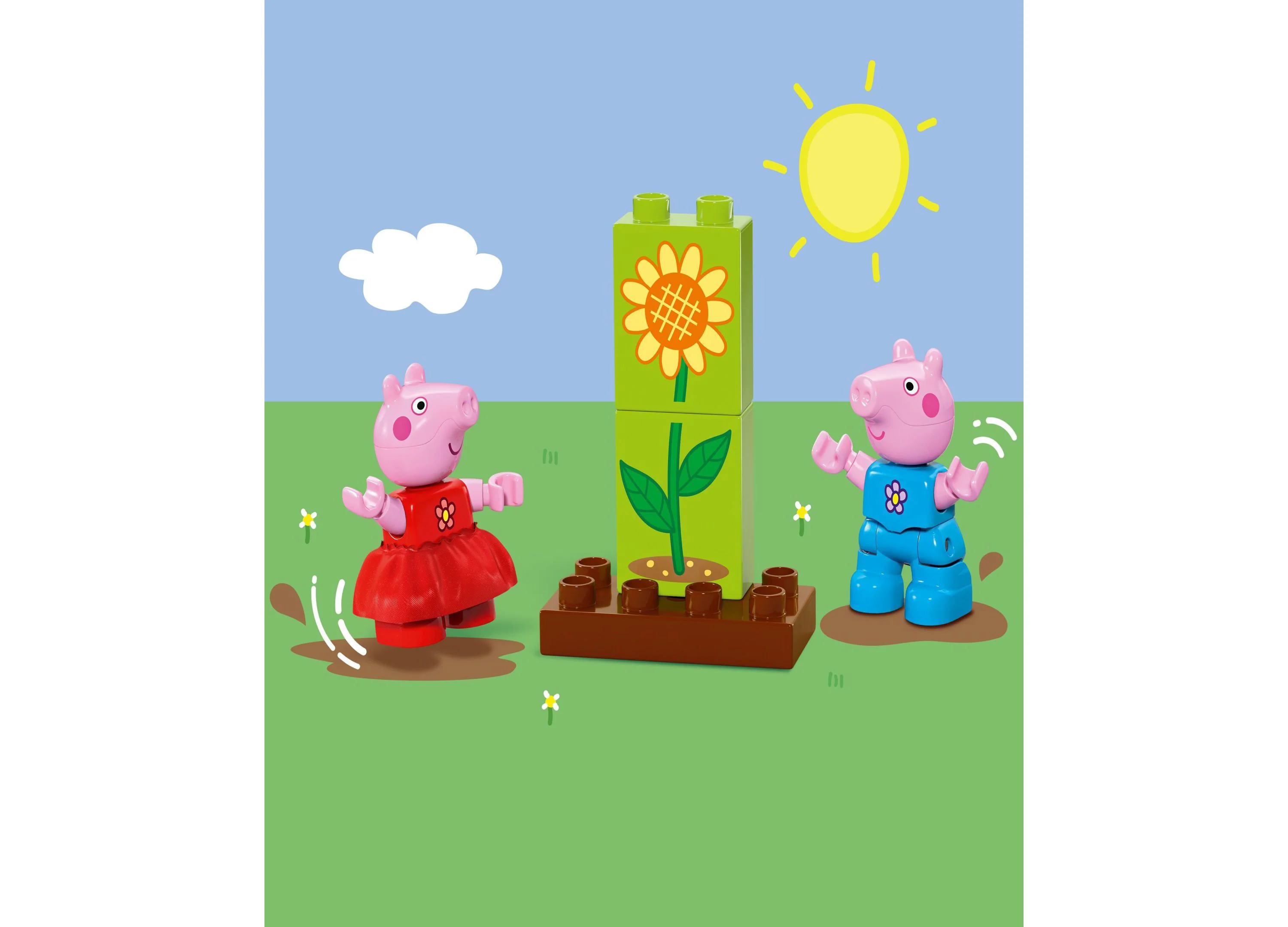 LEGO® Duplo Peppa Pig Garden and Tree House Building Set for Toddler 10431, 20 Pieces - Image 3