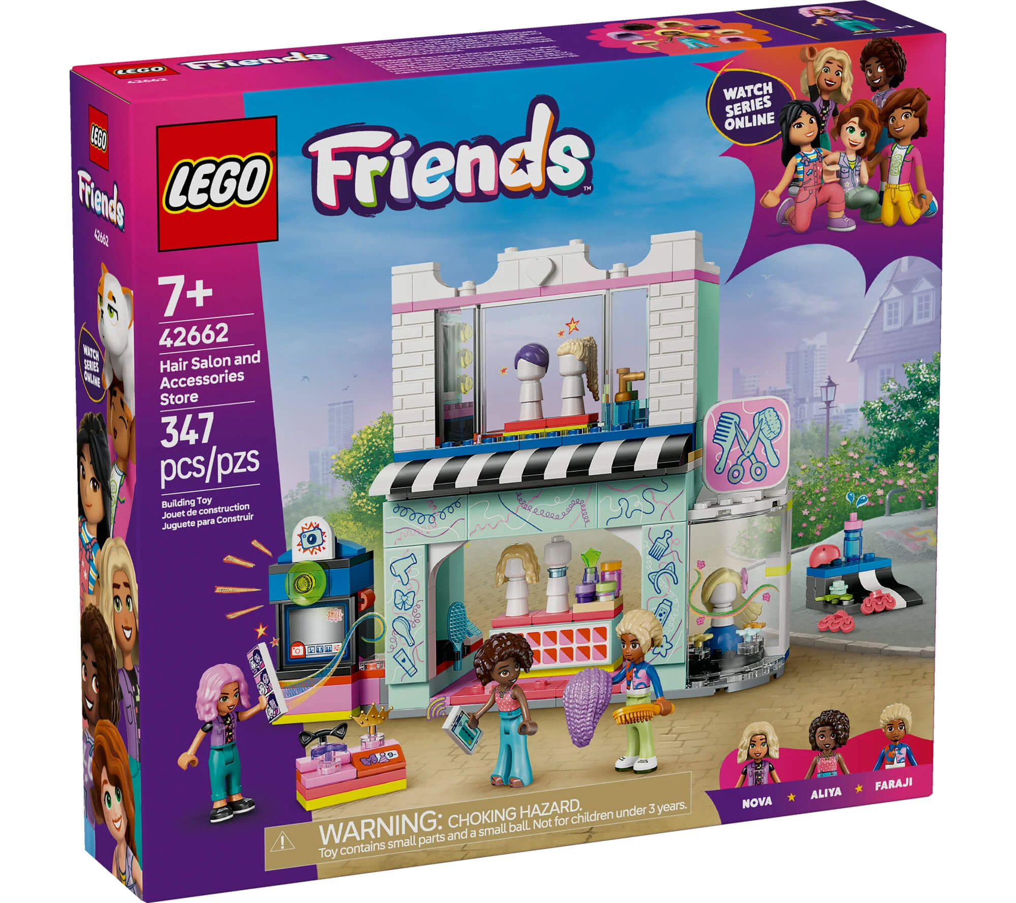 LEGO Friends 347-Piece Hair Salon Creative Building Set for Kids - Image 2