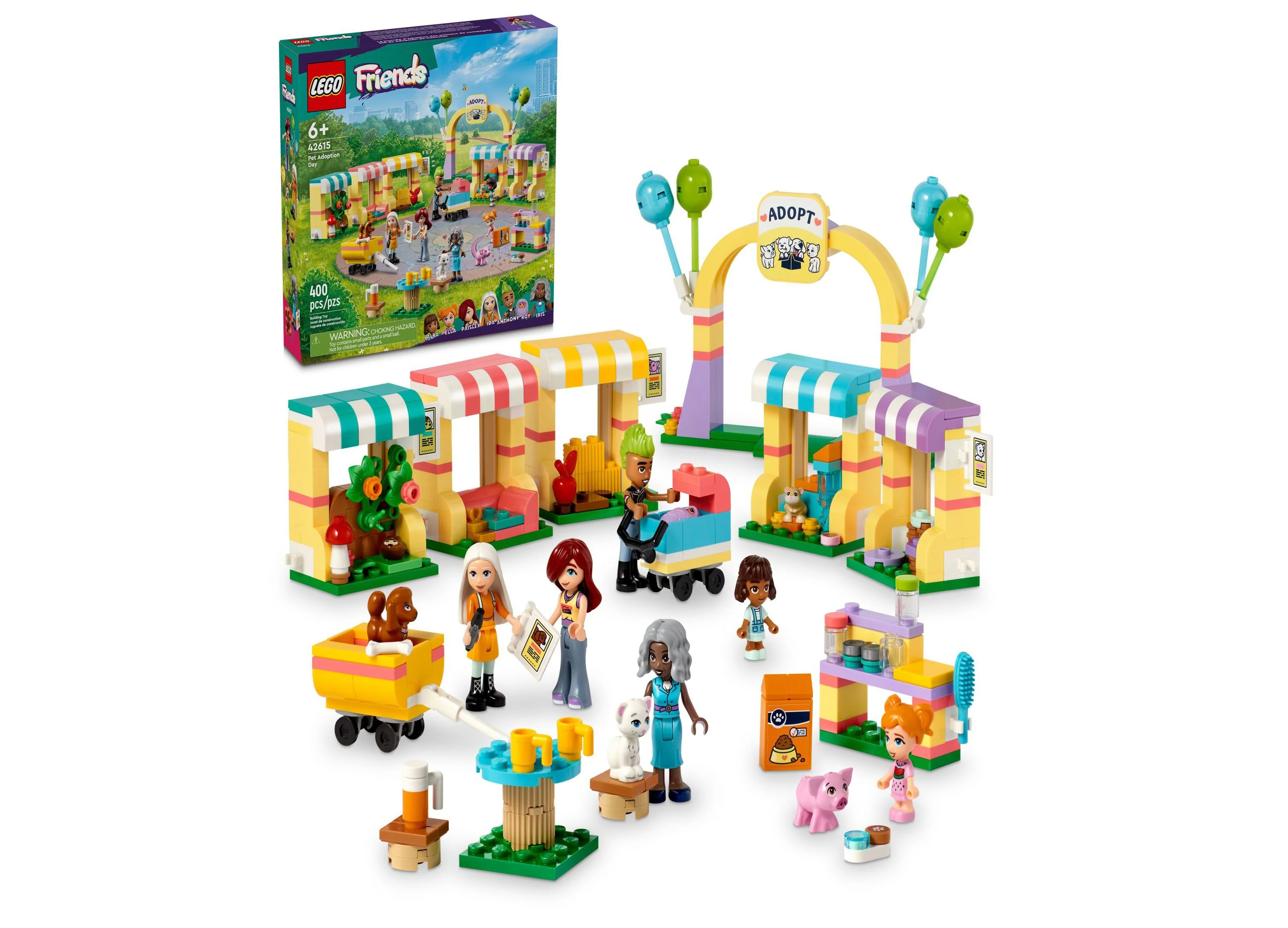LEGO Friends Pet Adoption Day Playset 42615 - 400 Pieces