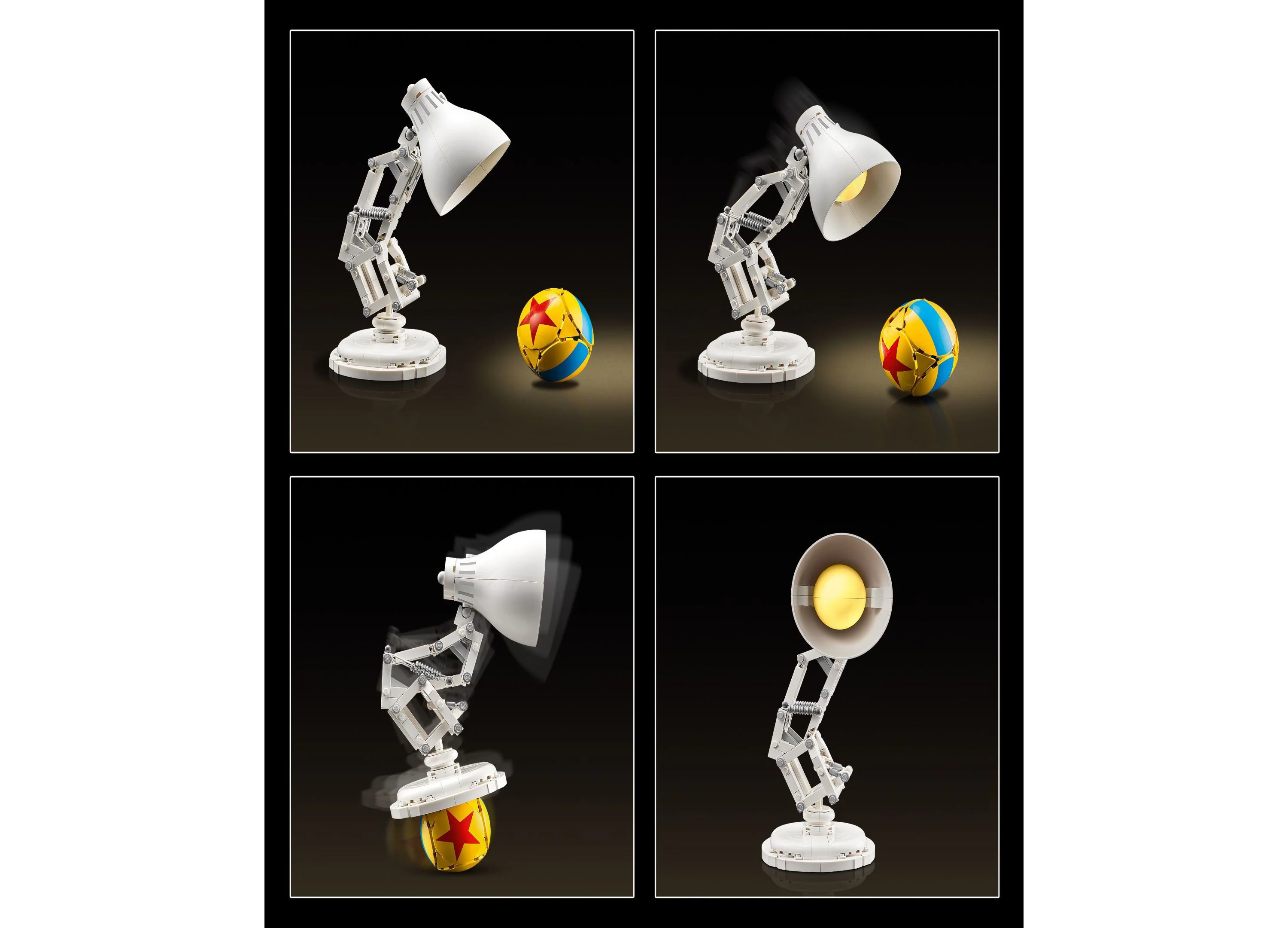 LEGO Ideas Disney Pixar Luxo Jr. Articulated Lamp Set - 613 Pieces - Image 7