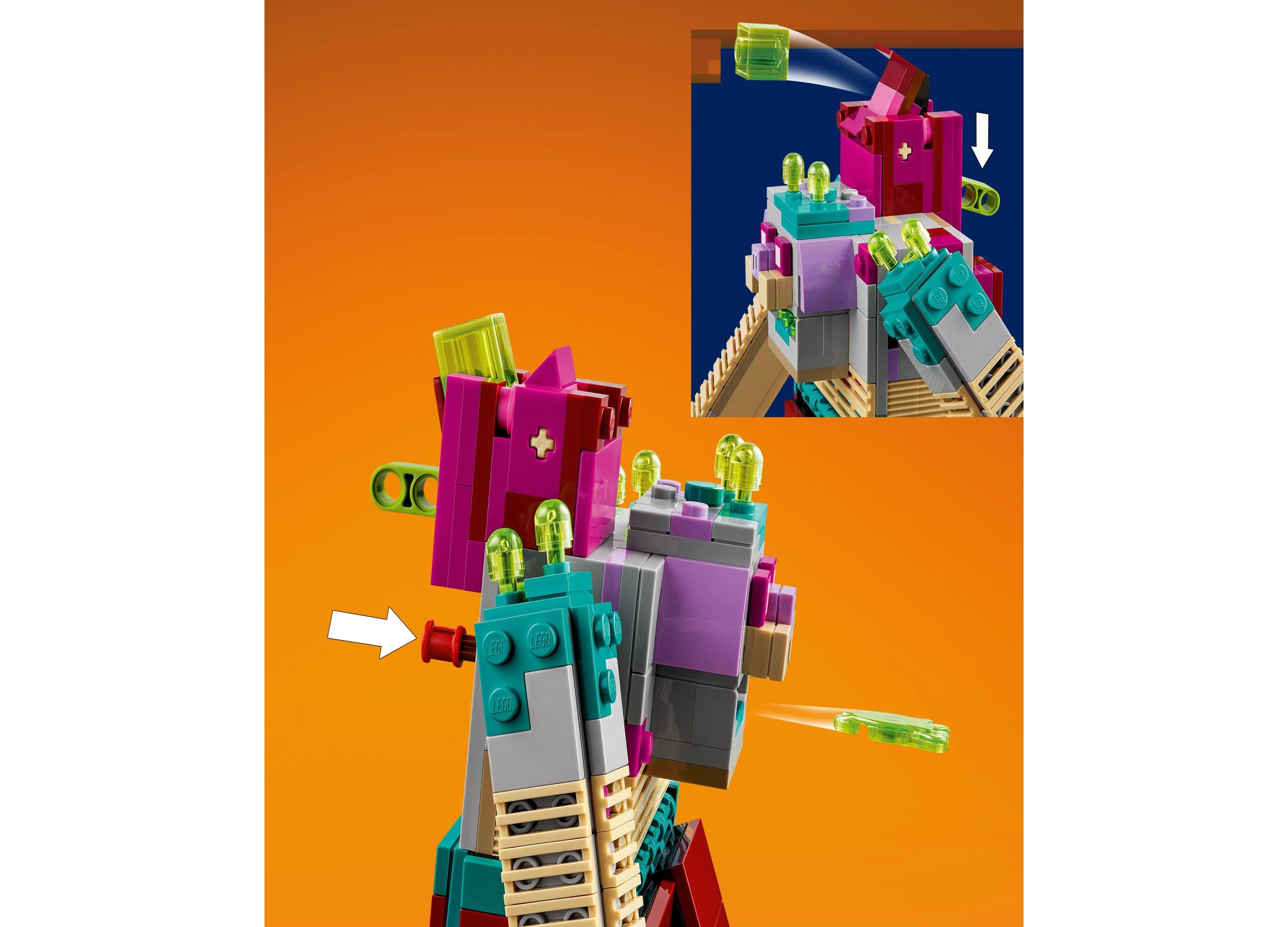 LEGO® Minecraft Legends The Devourer Showdown Adventure Set 21257, 420 Pieces - Image 2