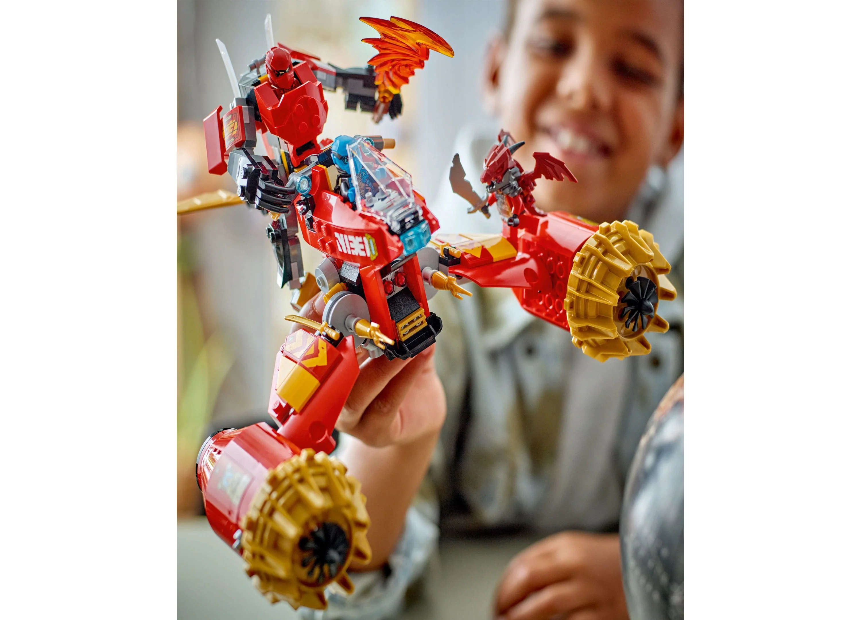 LEGO NINJAGO 333-Piece Kai's Mech Storm Rider Action Figure Building Toy - Image 2