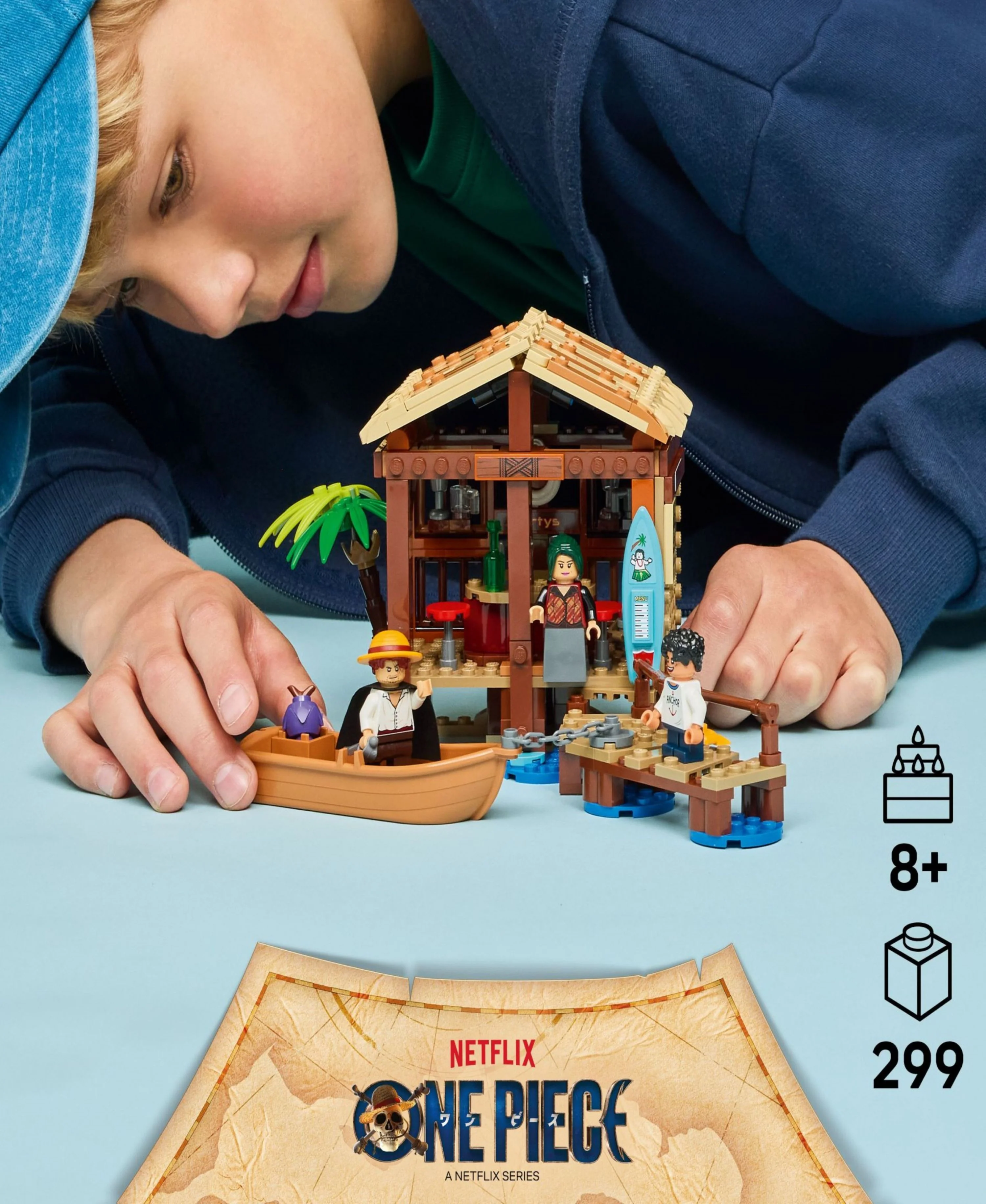 LEGO ONE PIECE Windmill Village Hut Adventure Set 299 Pieces - Model 75636 - Image 6