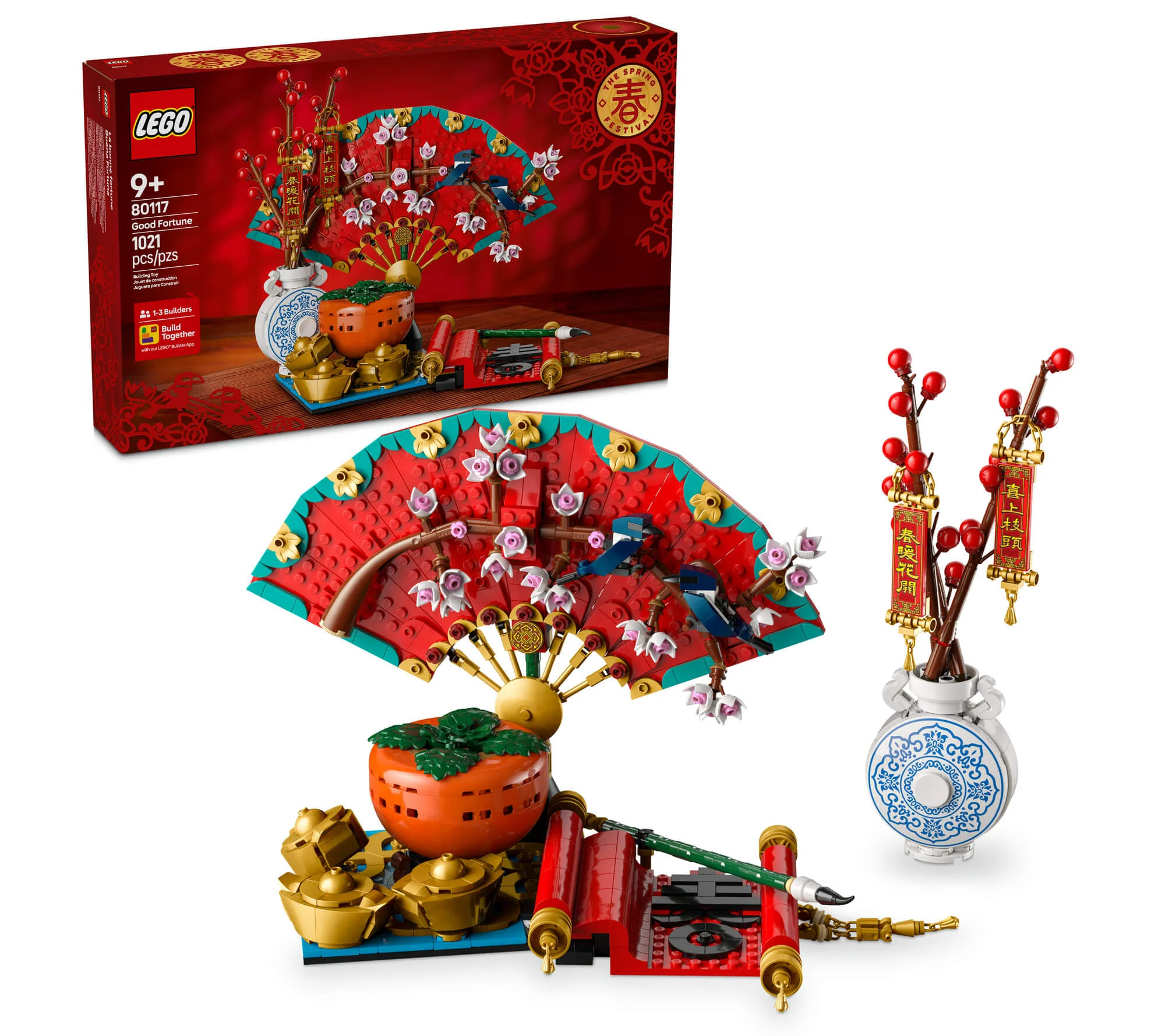 LEGO® Spring Festival Good Luck Charms Building Set 80117