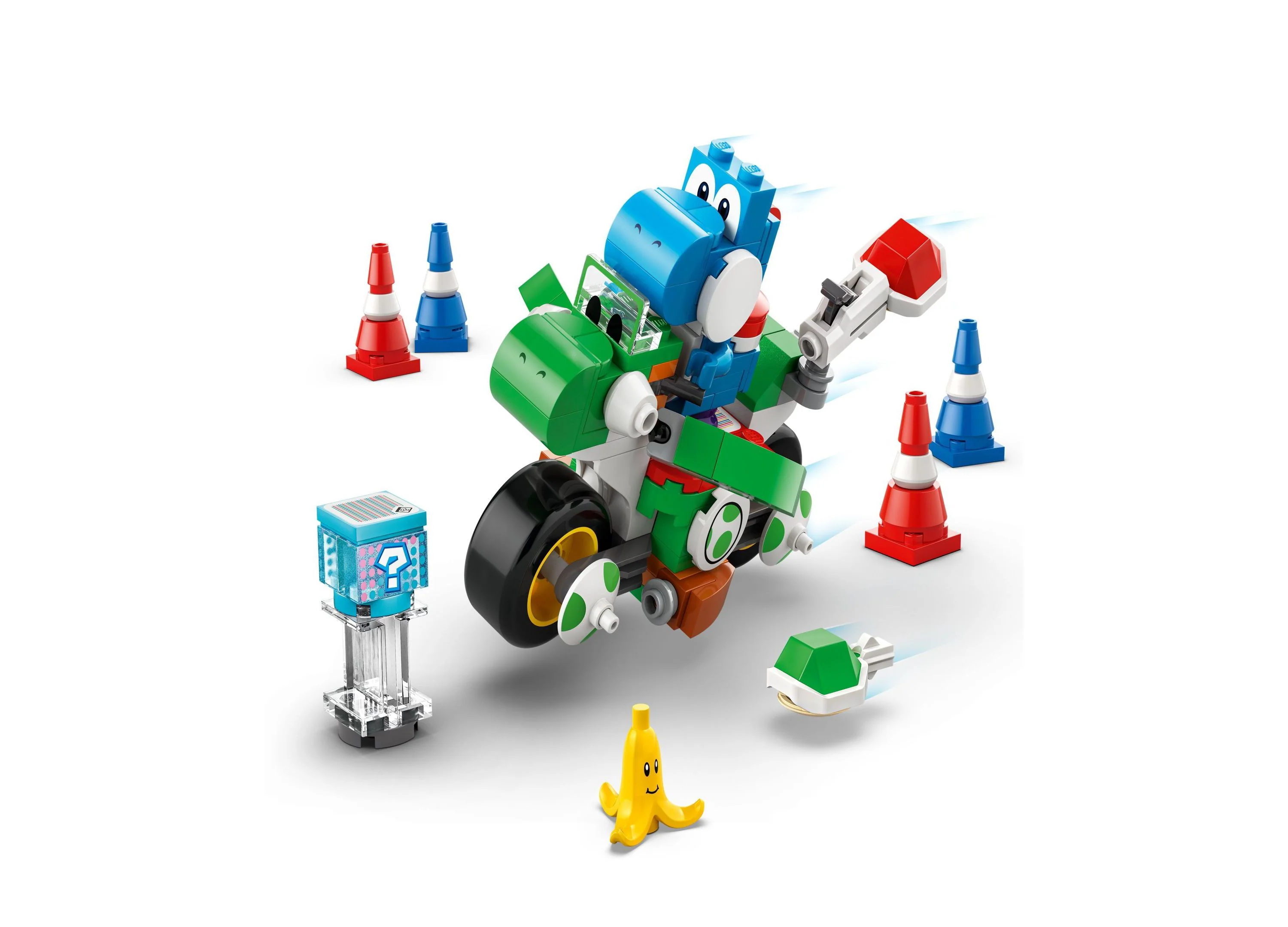 LEGO Super Mario Kart Yoshi Bike Adventure 72031, 133 Pieces - Image 2