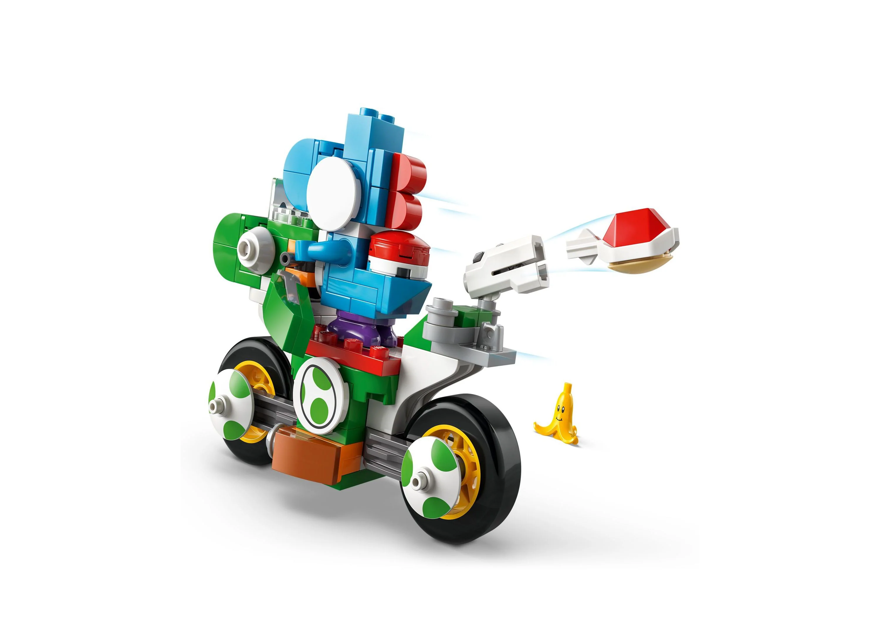 LEGO Super Mario Kart Yoshi Bike Adventure 72031, 133 Pieces - Image 4