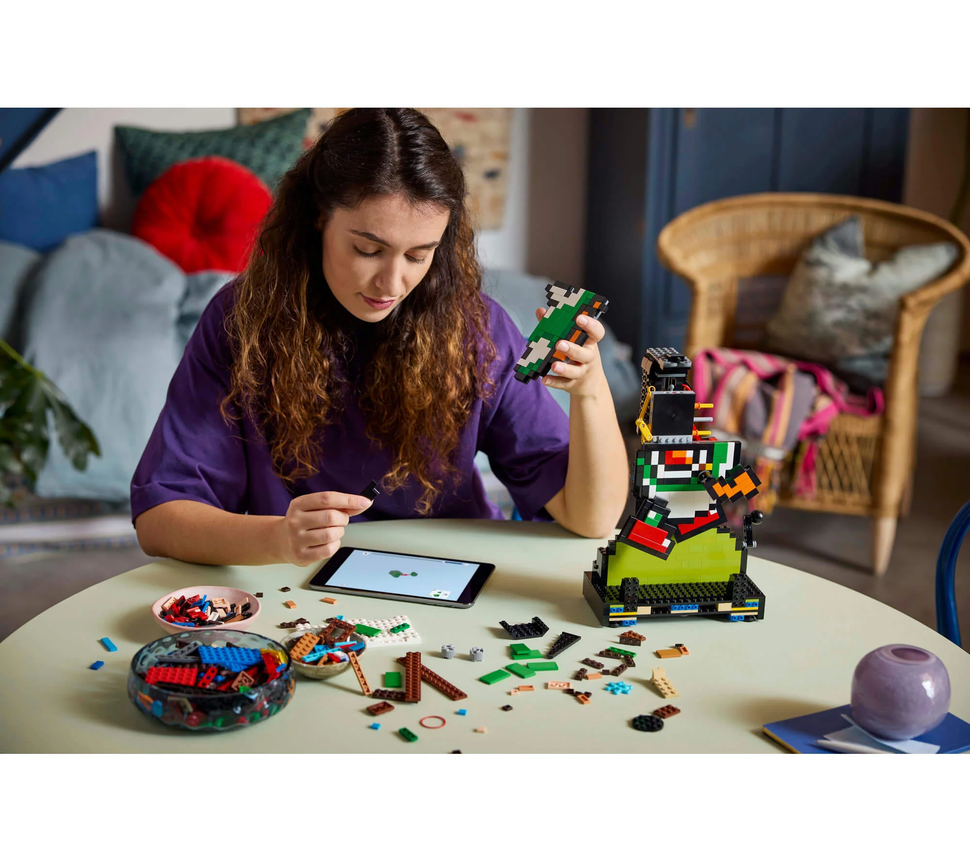 LEGO Super Mario World: Mario & Yoshi 71438 Display Model - Image 5