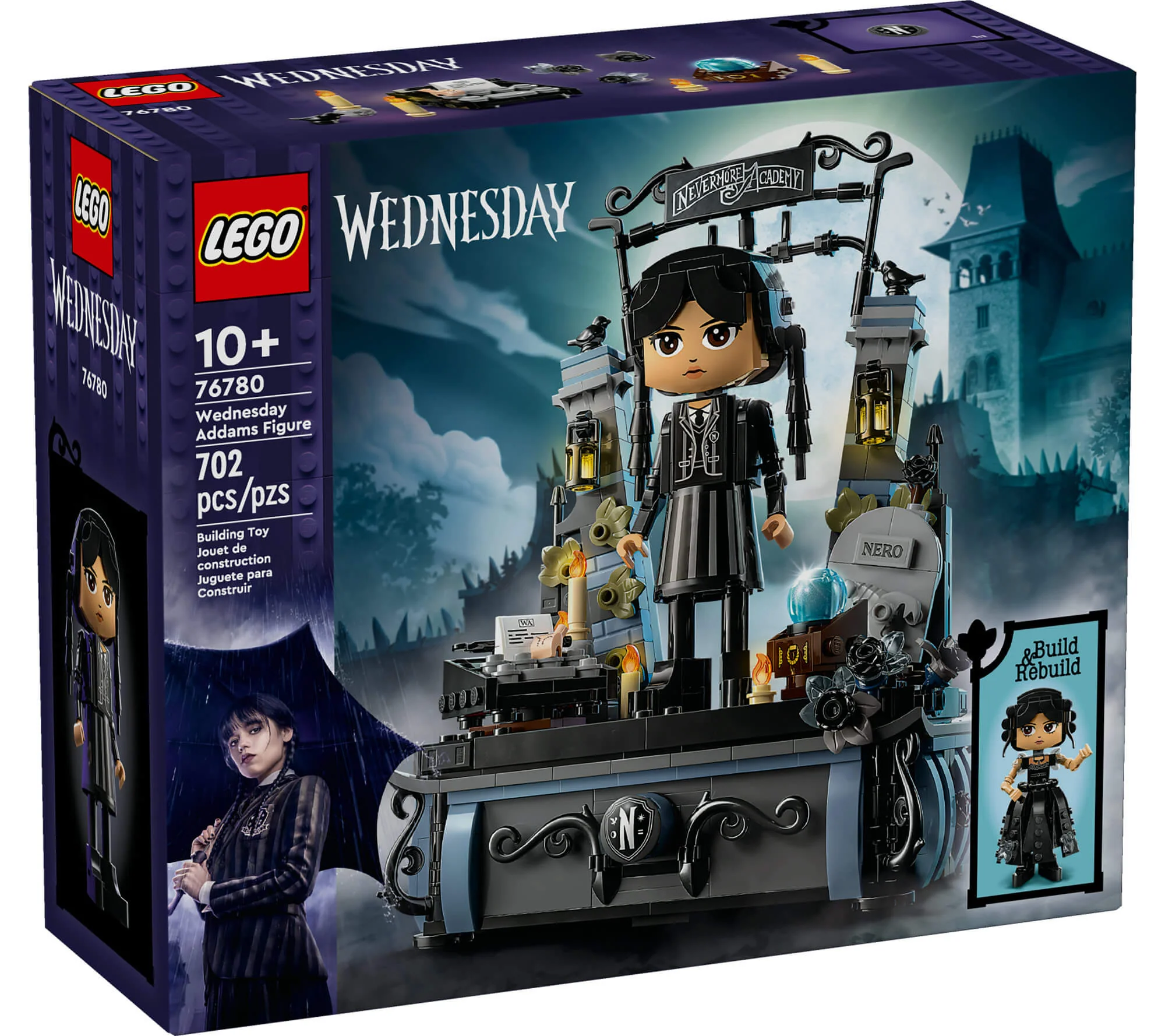 LEGO Wednesday Addams Collectible Figure - 702 Pieces - Play & Display - Image 2