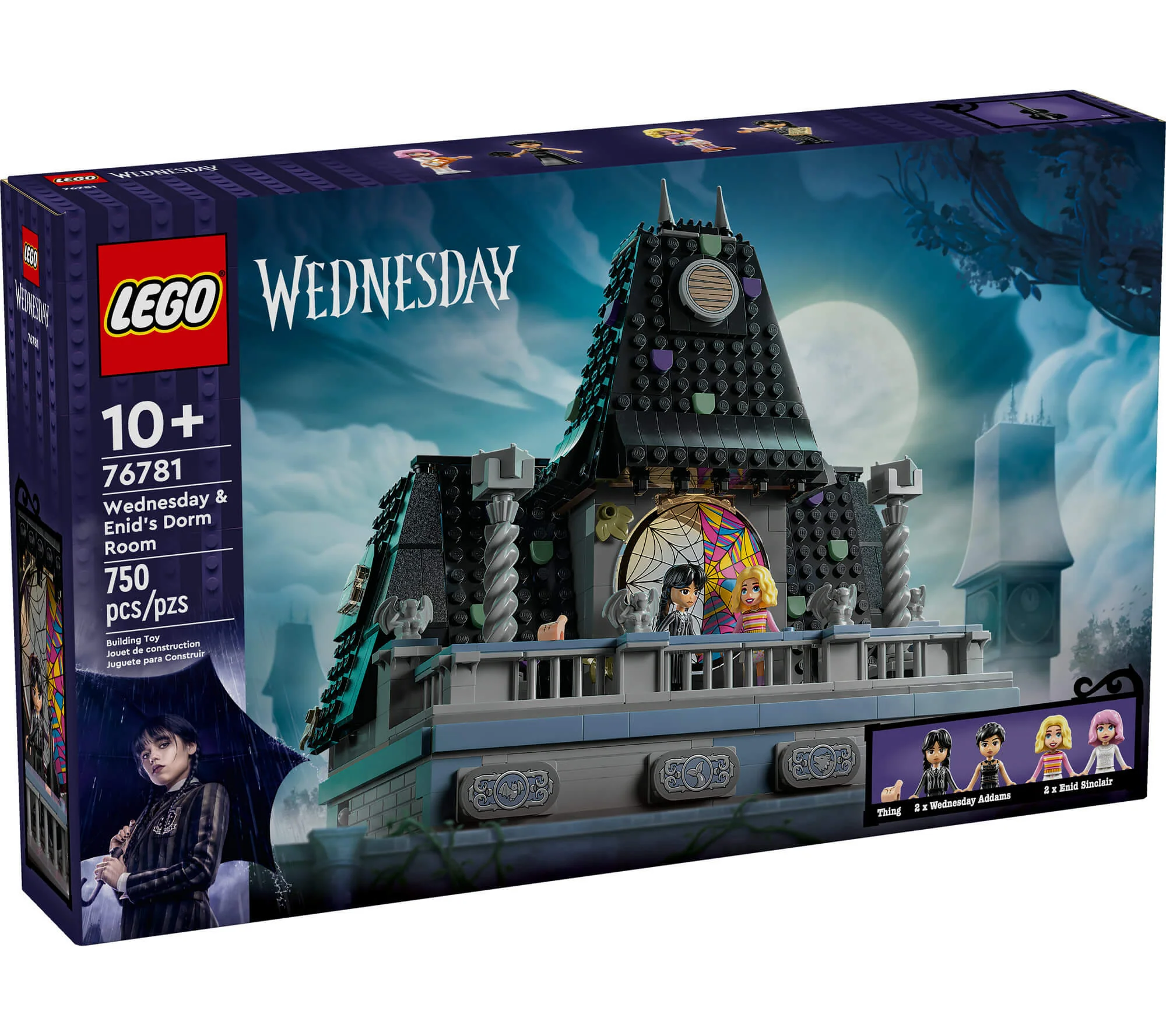 LEGO Wednesday: Nevermore Academy 750-Piece Dorm Room Building Set - Image 2