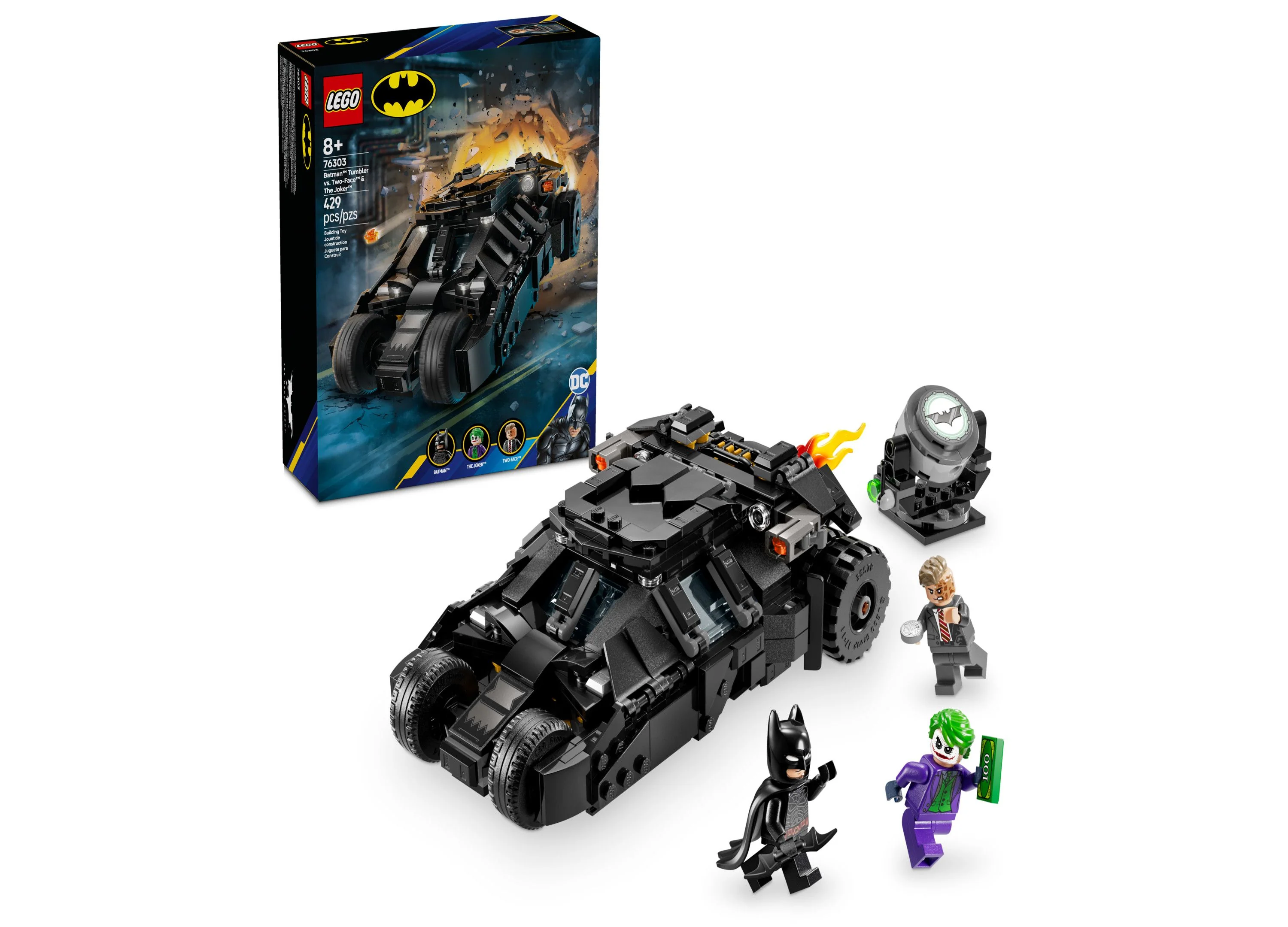LEGO Batman Tumbler Showdown 429-Piece Set with Minifigures
